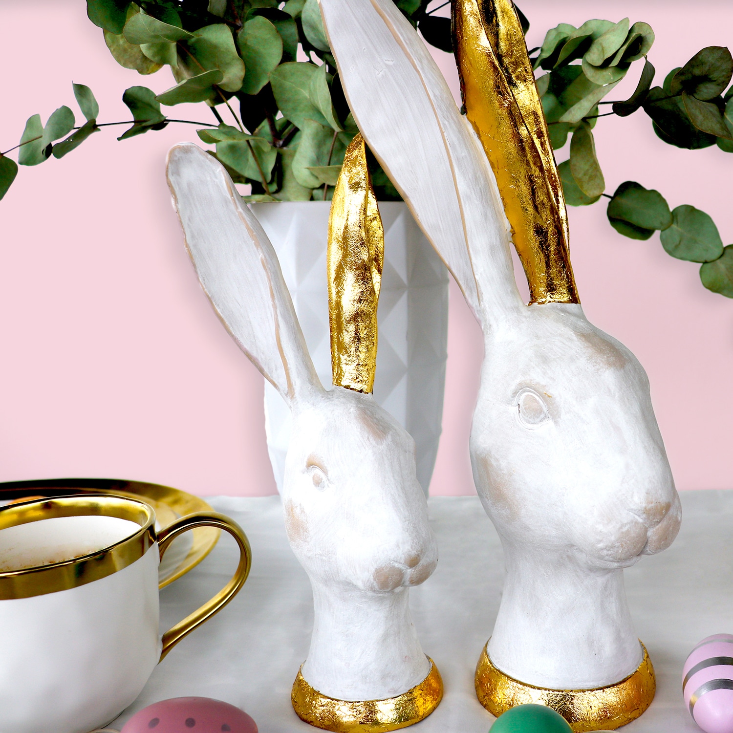 Kare Design Objet décoratif »Deko Objekt Bunny Gold 30cm«
