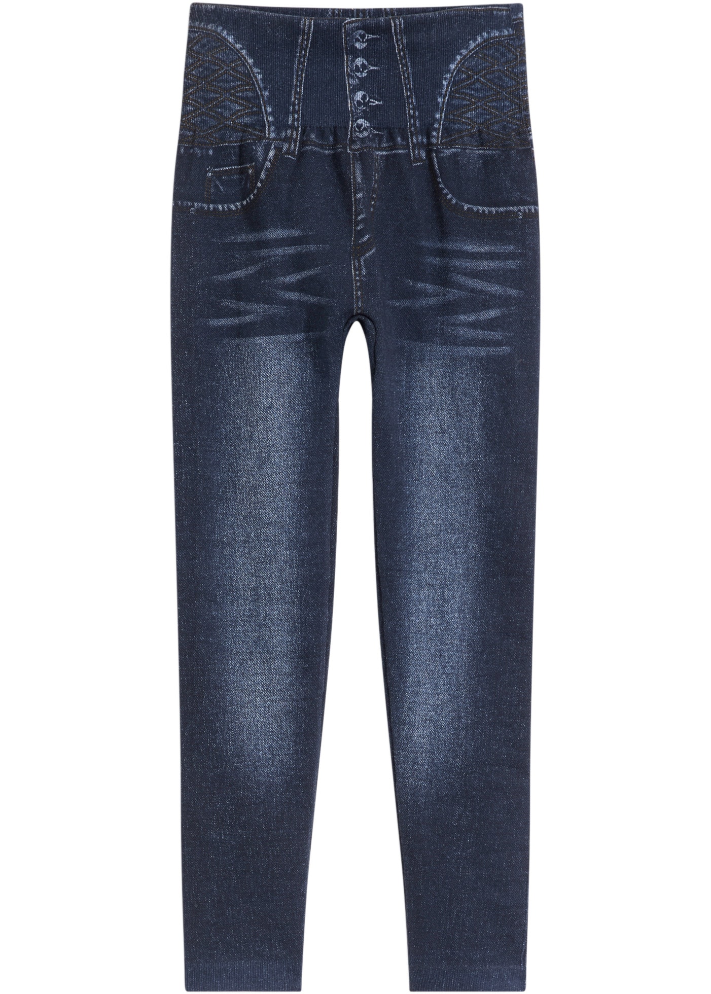 bonprix Shapingleggings »Shape Seamless Leggings Jeansoptik mit starker Formkraft«  figurbetonte Passform, Shape Seamless, in Jeansoptik