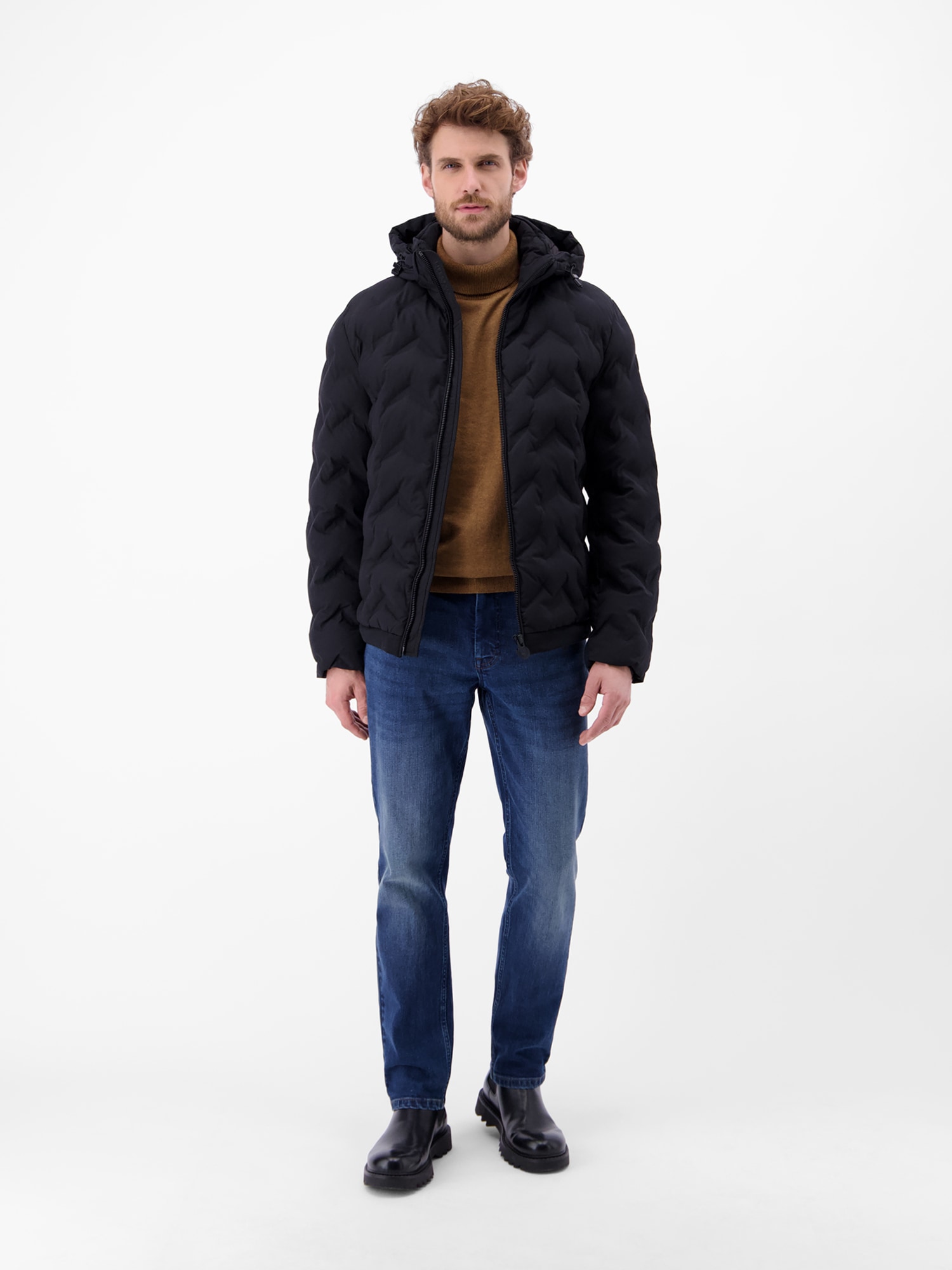 LERROS Pull à col roulé »Herren Rollkragen-Strickpullover«