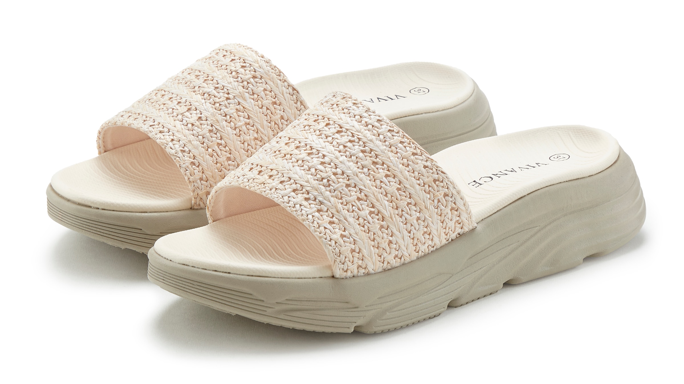 Vivance Pantolette »Mule, Sandale, Sommerschuh, offener Schuh,«  NEU mit modischer Sohle VEGAN