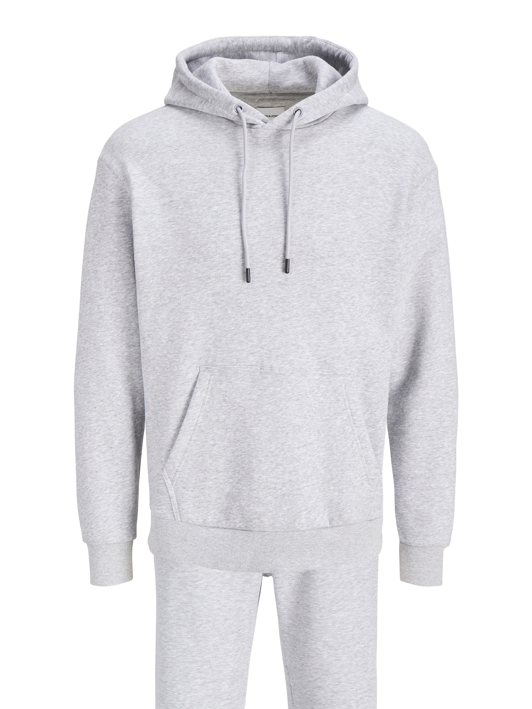 Jack & Jones Sweat à capuche »JJEBRADLEY SWEAT HOOD UNC SET PK MP«, 2 avec pantalon de survêtement, mélange de matières, coupe ample
