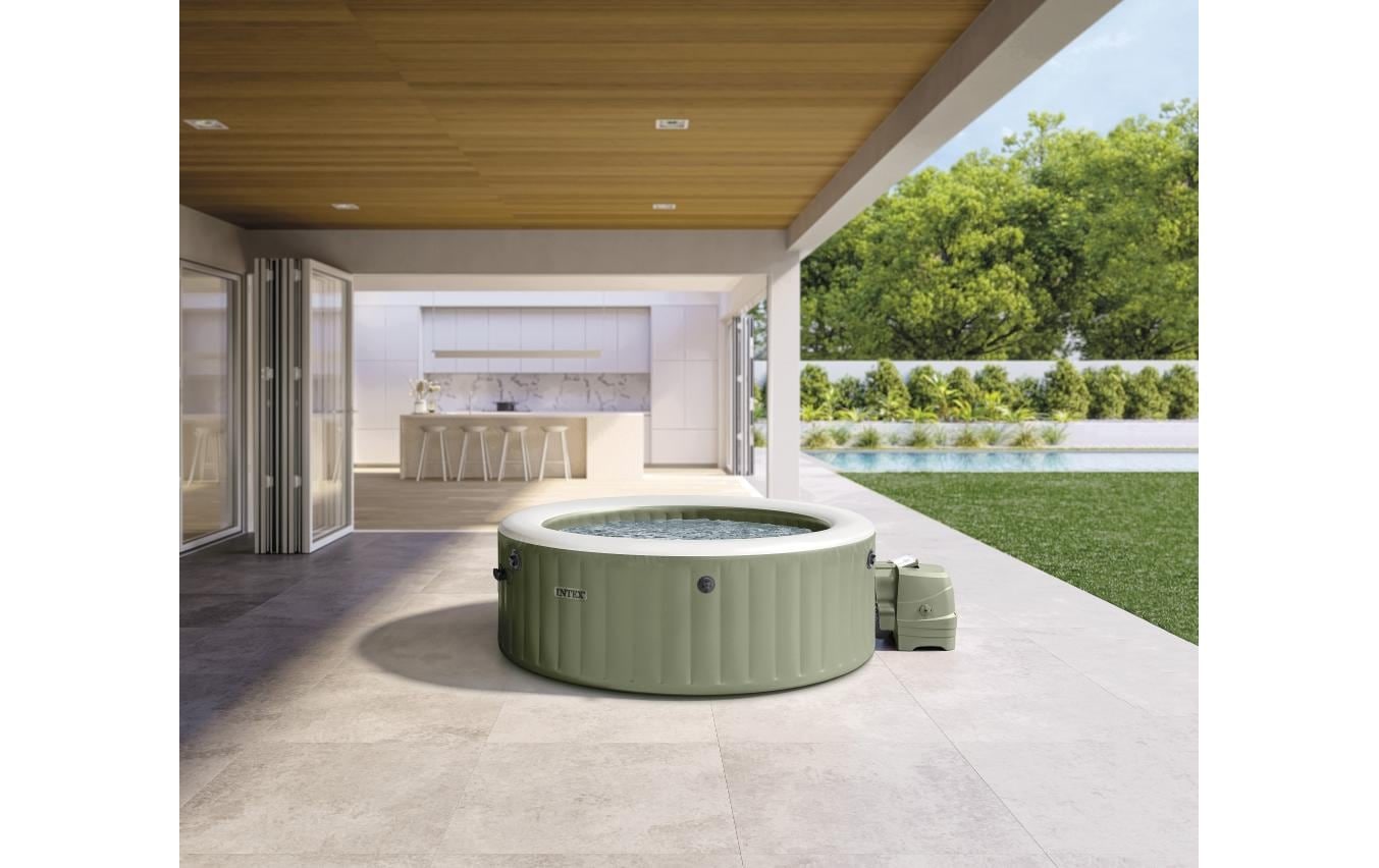 Intex Jacuzzi »4-Personen Round Bubble Spa Set Ø 196«