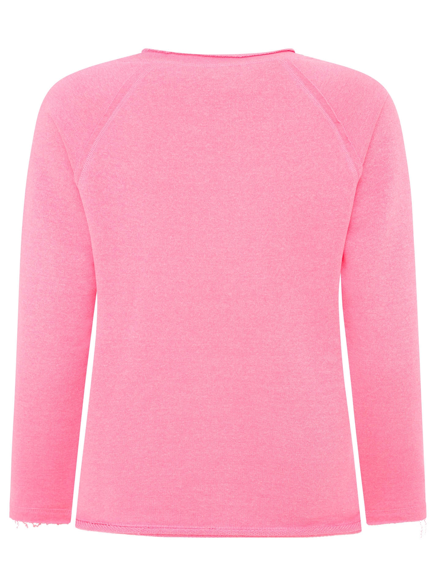 Zwillingsherz Sweatshirt »"Smile Everyday"«, mit Used-Look Kanten und Stickerei
