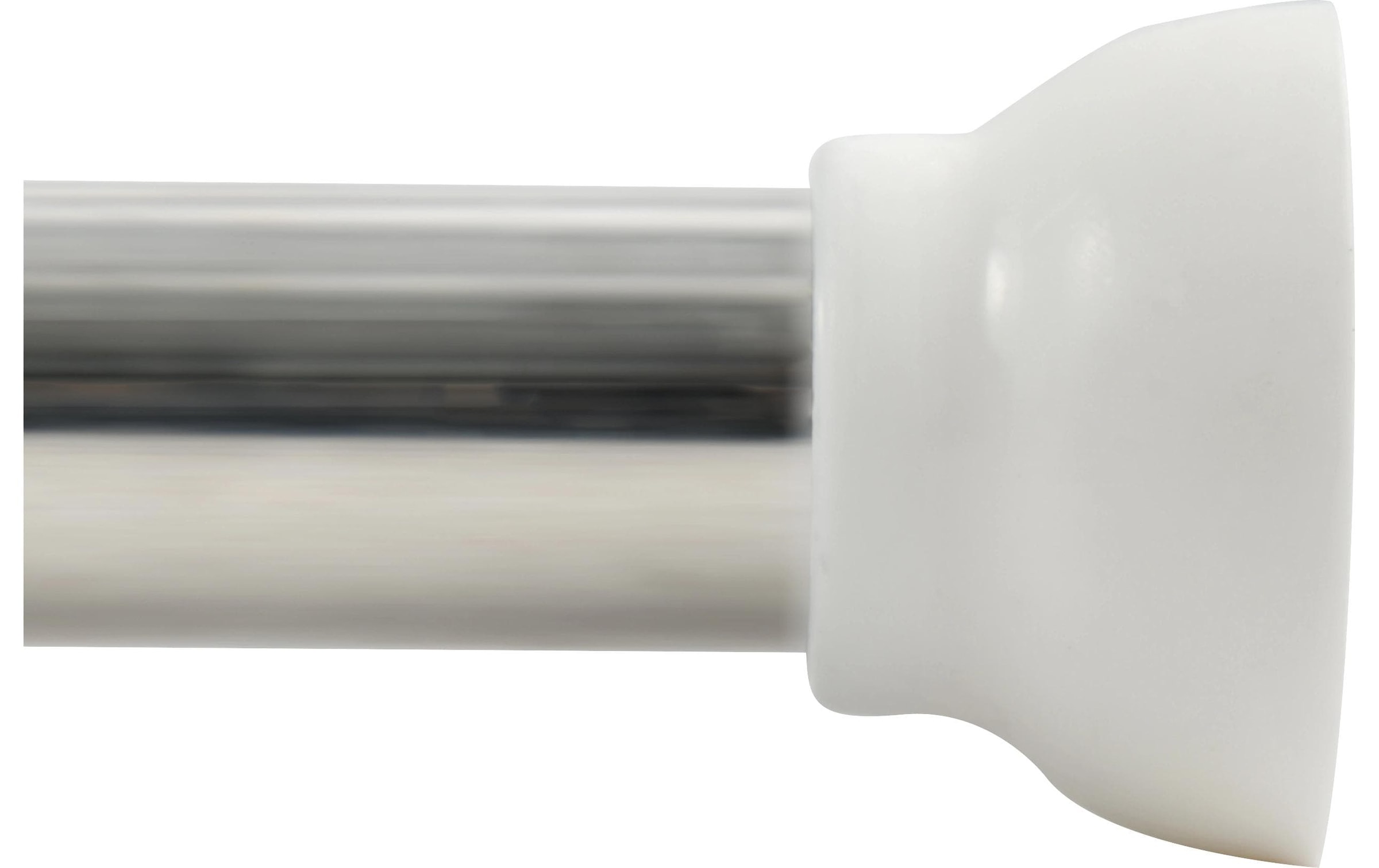 spirella Duschvorhangstange »Kreta bright, 125/220 x 3,5 cm« Ø 35 mm 1 läufig-läufig Ohne Bohren