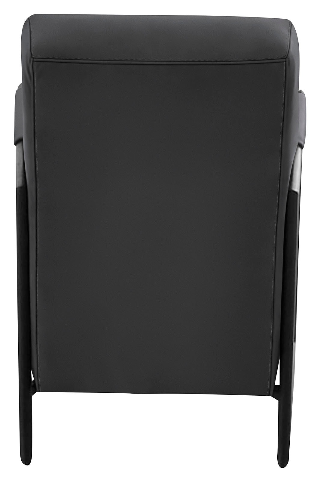 K+W Komfort & Wohnen Fauteuil de cocktail avec accoudoirs recouverts, structure en métal noir structuré