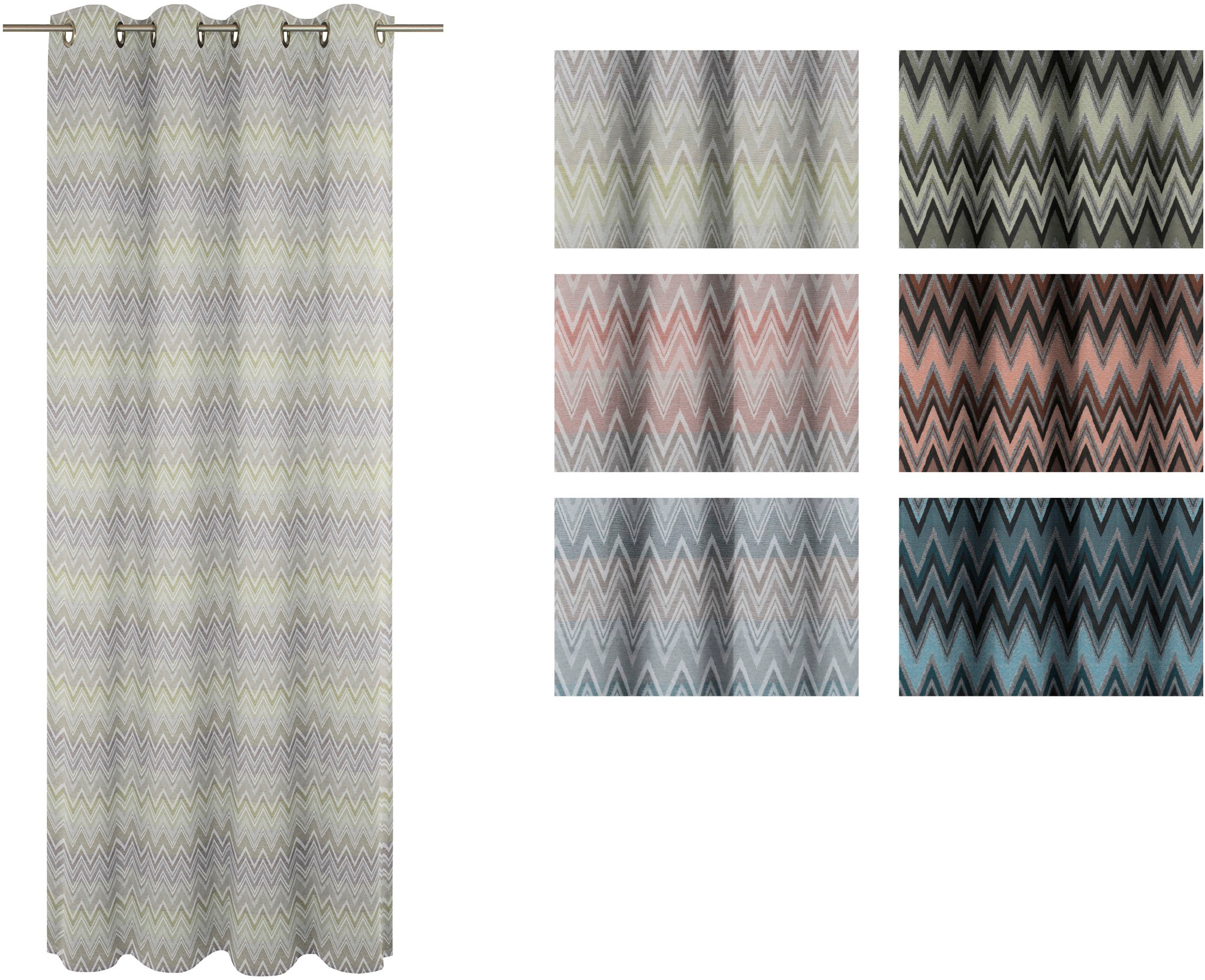 Wirth Rideau »Benewitz« Œillet 1 cuis tlg.