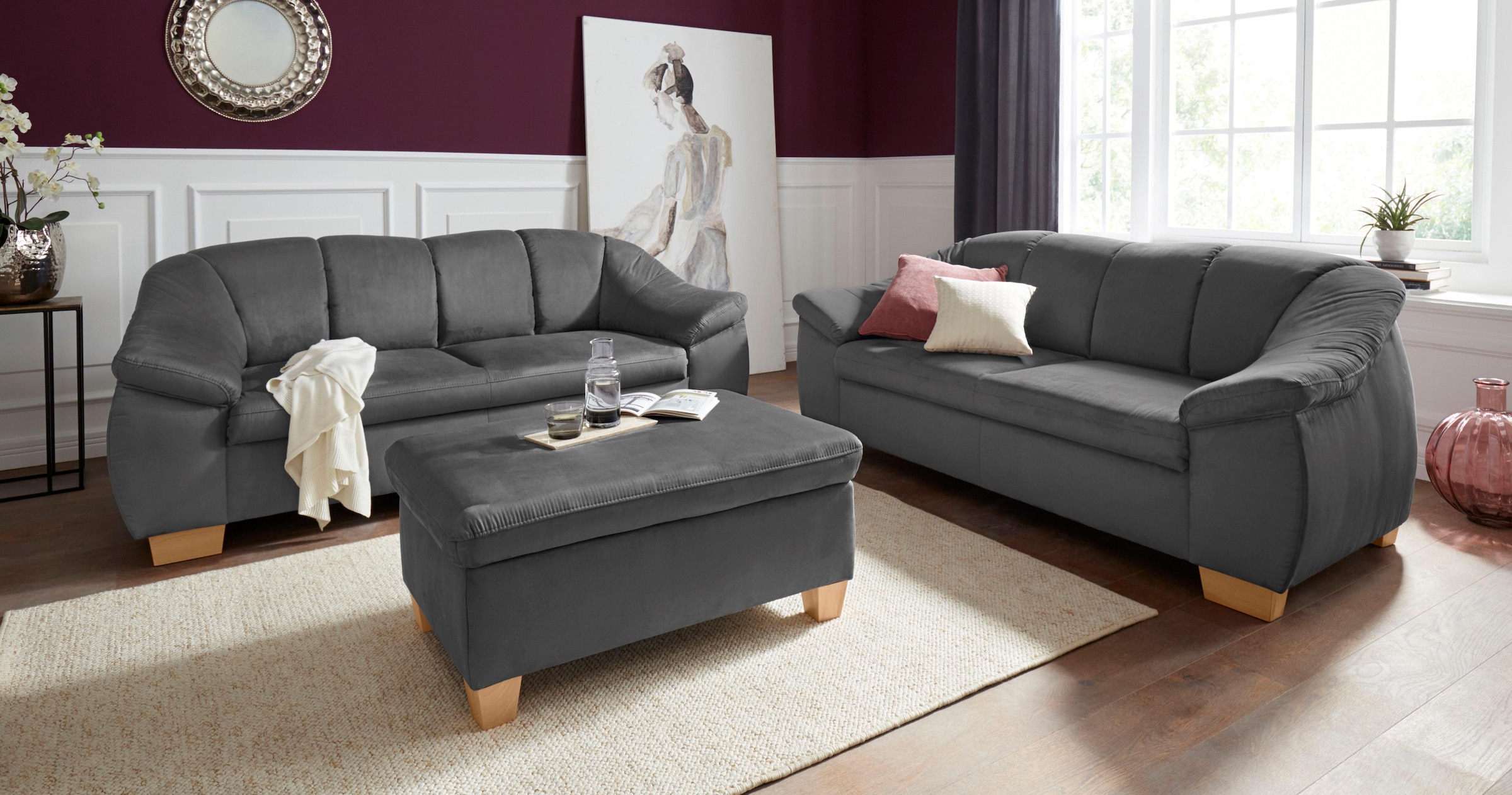 sit&more 2,5-places »Santo« mit Federkern