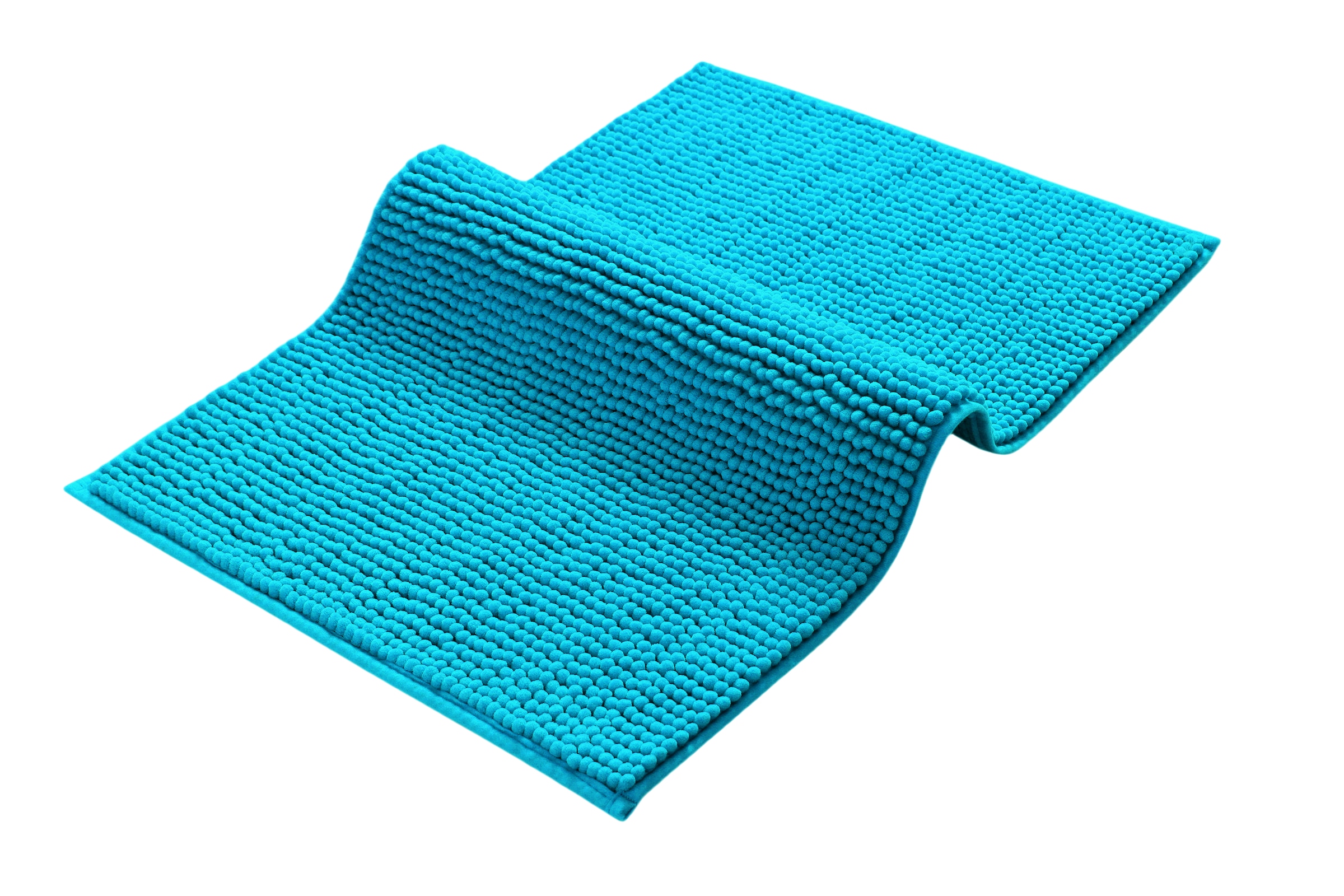 my home Badematte »Vanessa Chenille, Badvorleger, Badezimmer Teppich, Duschvorleger« Höhe 15 mm fussbodenheizungsgeeignet | schnell trocknend | strapazierfähig Uni Farben, besonders weich