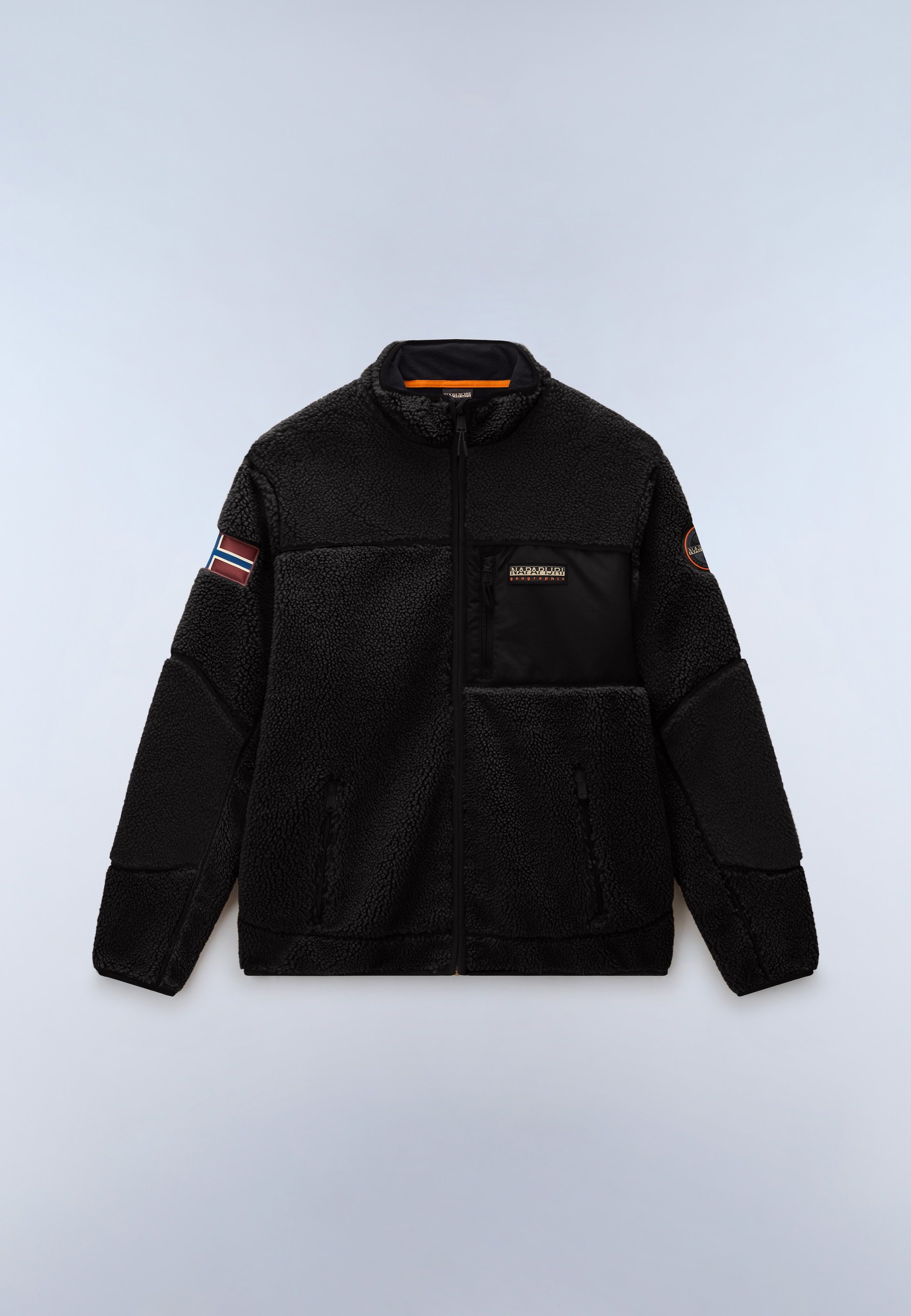 Napapijri Fleecejacke »YUPIK FZ 5 BLACK BEAUTY« mit sportlichem Stil, als flexible Zwischenschicht, leichtes Material
