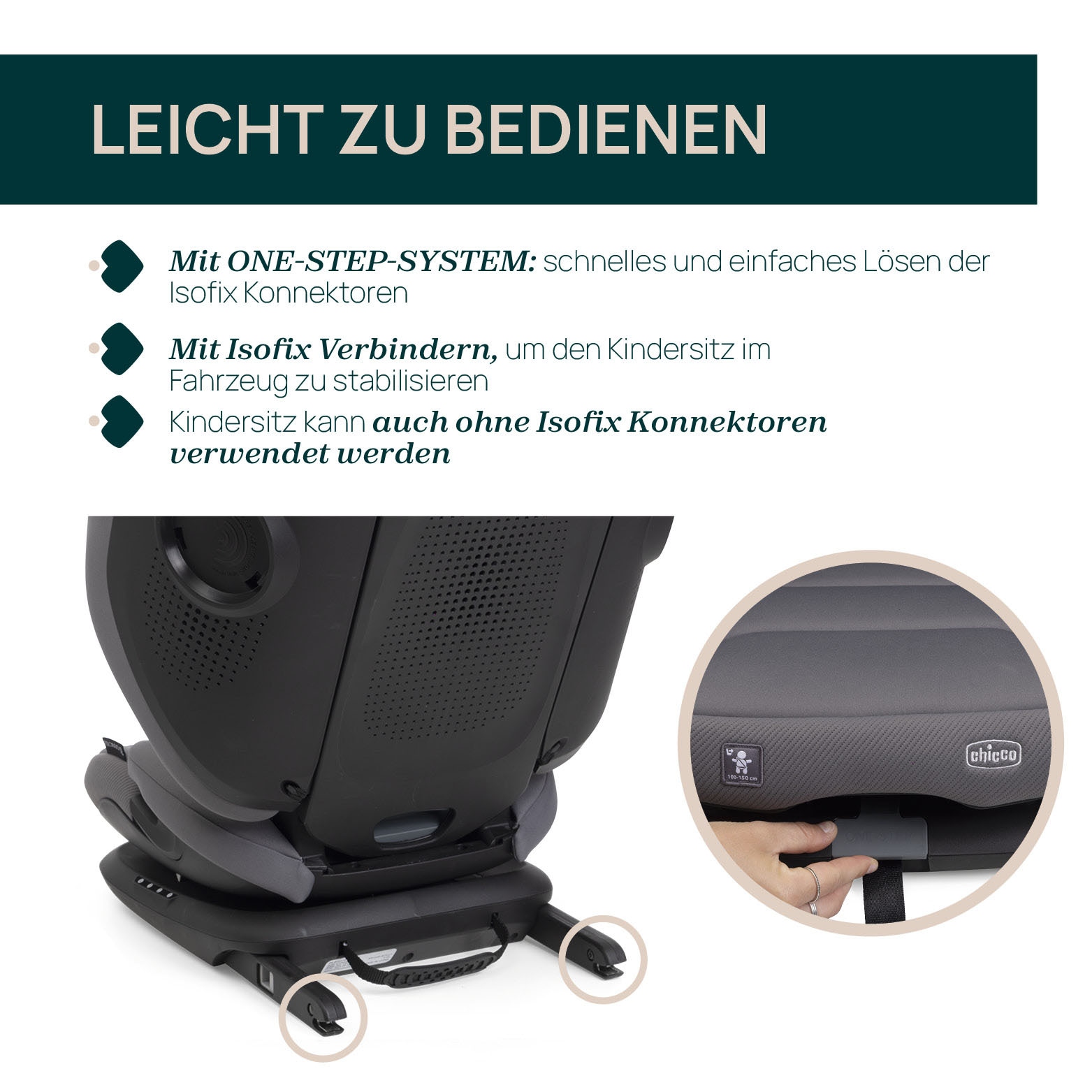 Chicco Siège auto pour enfant »Fold & Go I-Size«