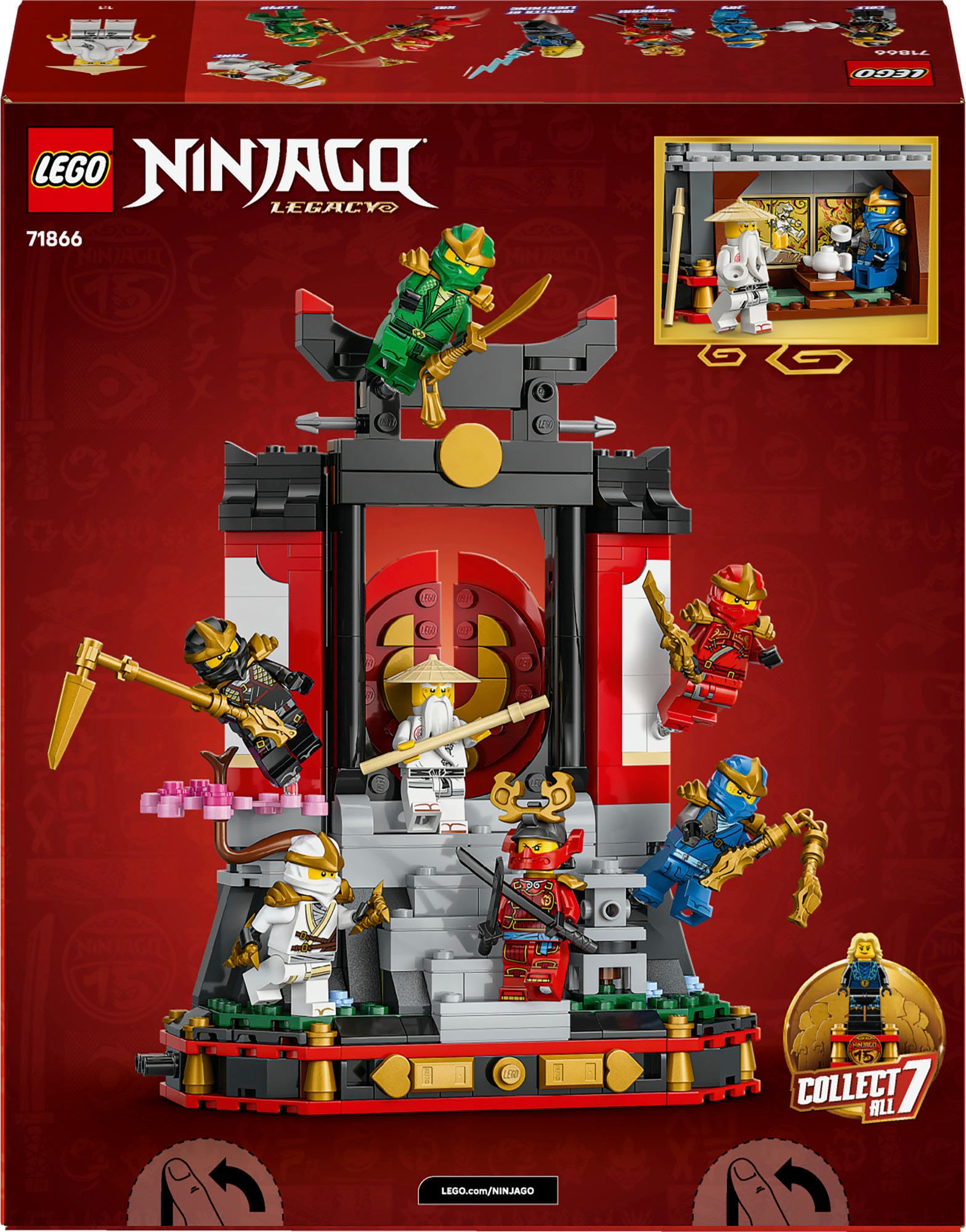 LEGO® Pions de construction »15-jähriges Jubiläum: Ninja-Charaktere zum Ausstellen (71866)« LEGO Ninjago; Made in Europe