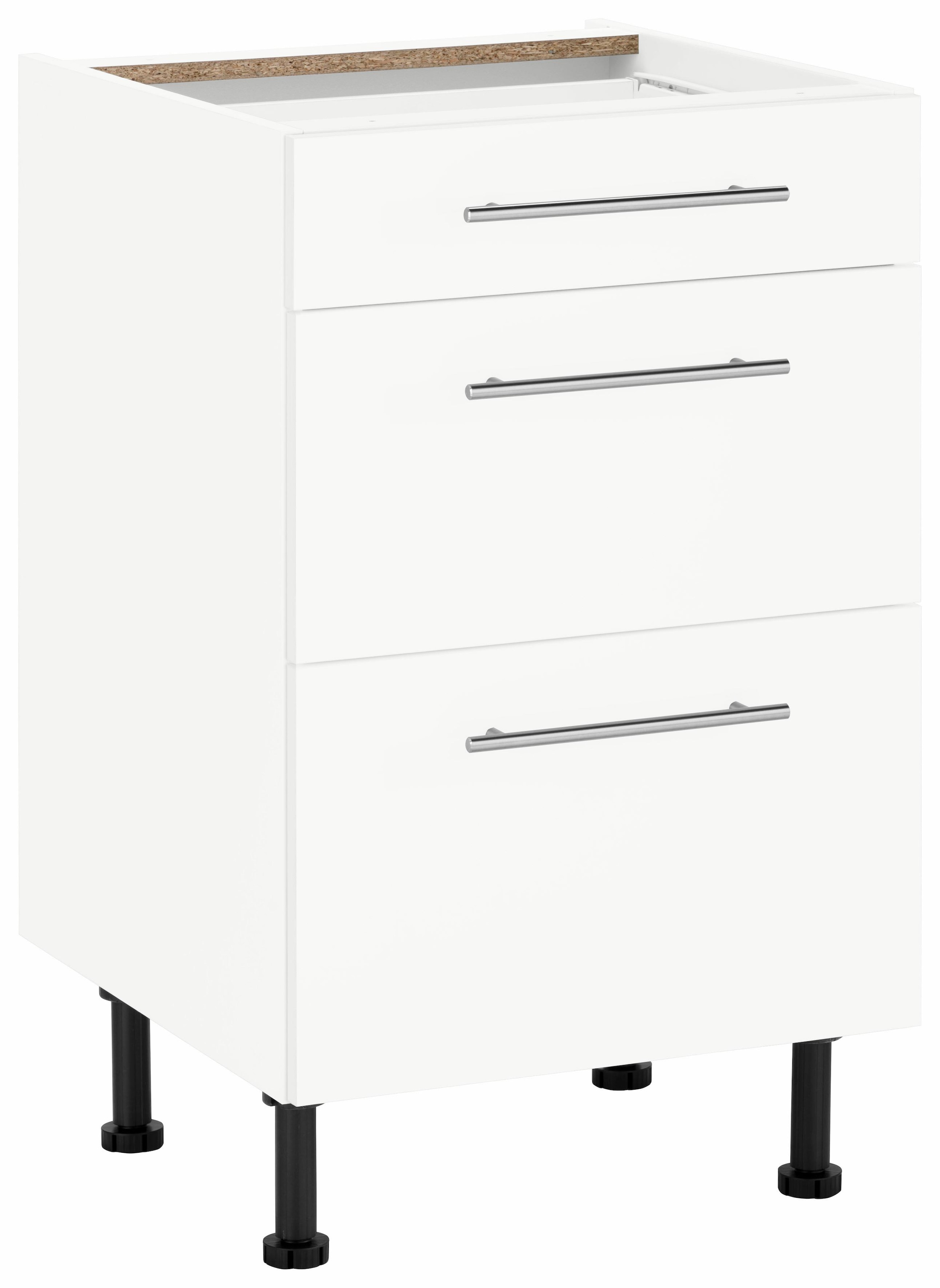 wiho Küchen Armoire basse »Ela« Breite 50 cm, mit Soft-Close-Funktion