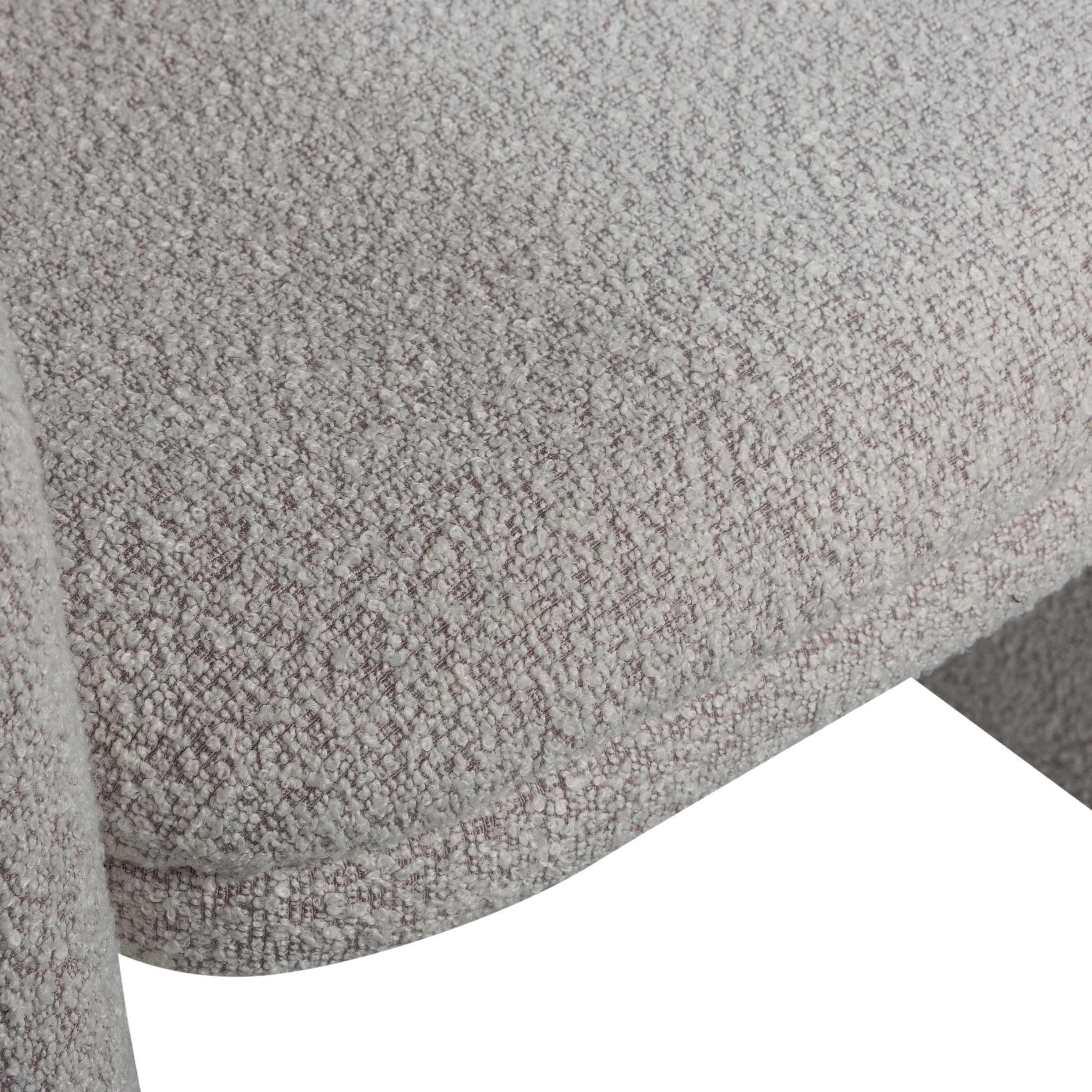 WOOOD Esszimmerstuhl »Lyric mit Ceyo-Bouclé-Bezug und Rollen B 59 x T 58 x H 79 cm« () Tragkraft 120 kg, Hohe Verschleissfestigkeit, montiert geliefert