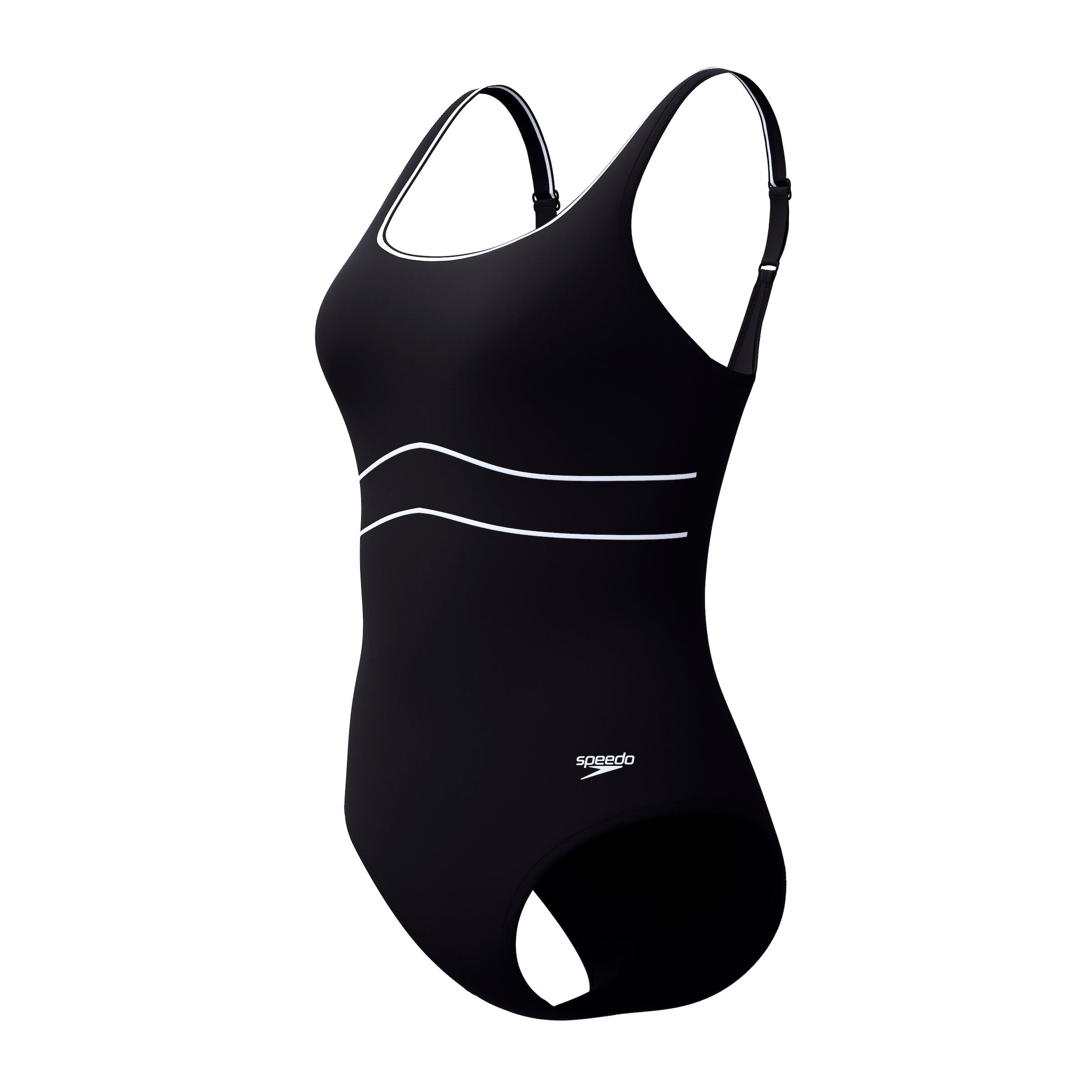 Speedo »WOMENS SHAPING CONTOURECLIPSE« formgebender Stoff, mittlere Brustunterstützung, schnell trocknend