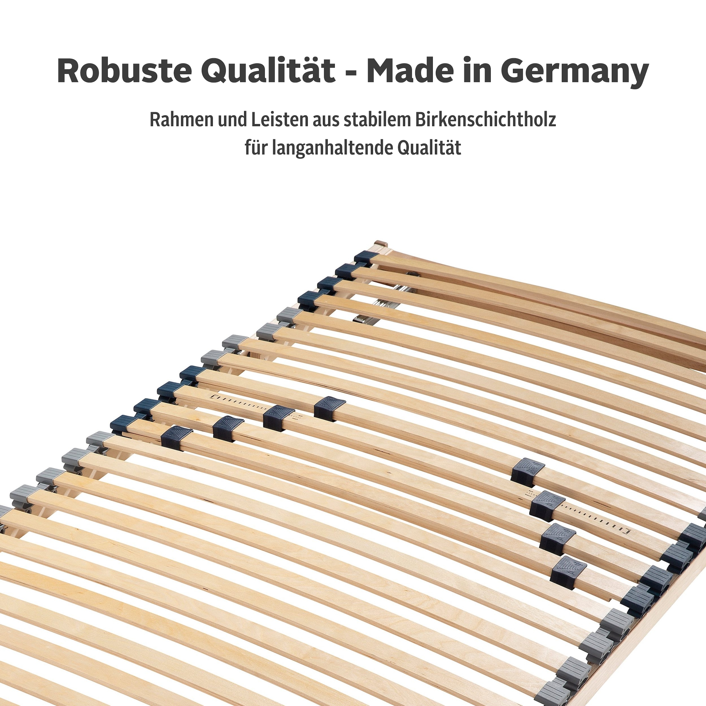 GOODproduct Lattenrost »Randsfjord, 90x200, 140x200 cm und weiteren Grössen« Lattenrost für alle Matratzen, langlebig, ergonomisch, 7-Zonen