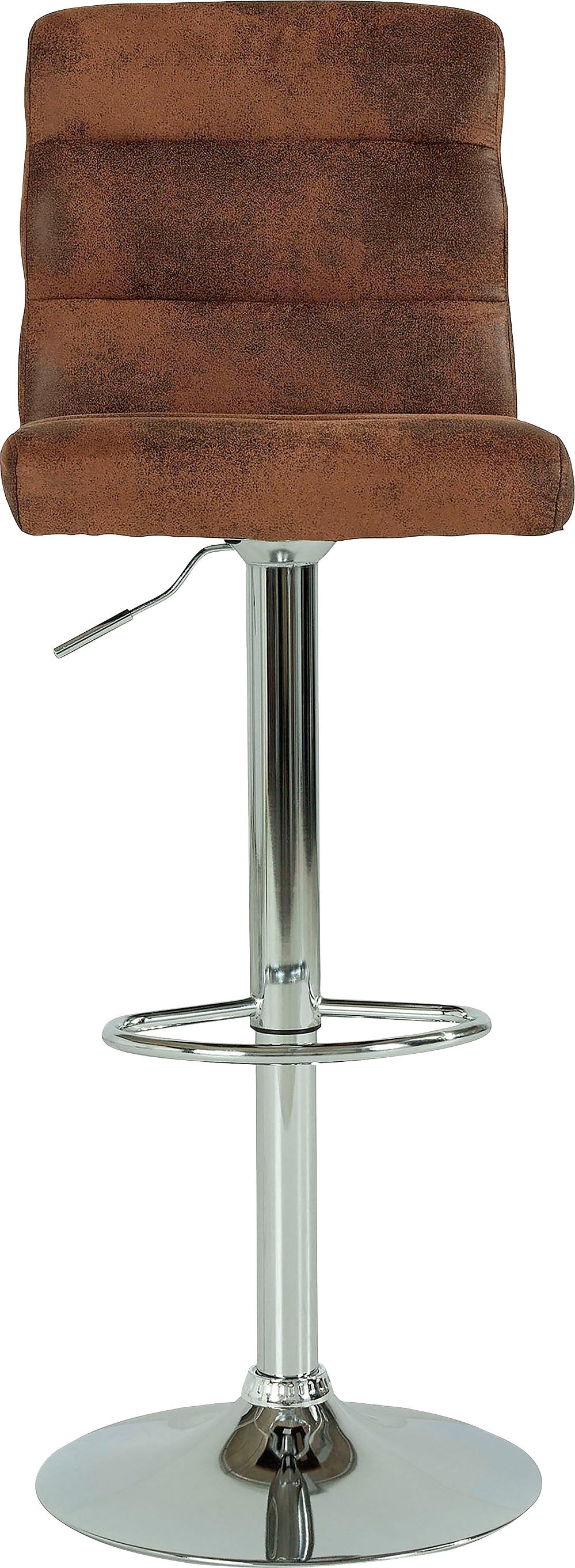 byLIVING Barhocker Set, 2er, 2 Stk. tlg. er Set, Bezug in Microfaser-Vintage, drehbar mit Höhenverstellung
