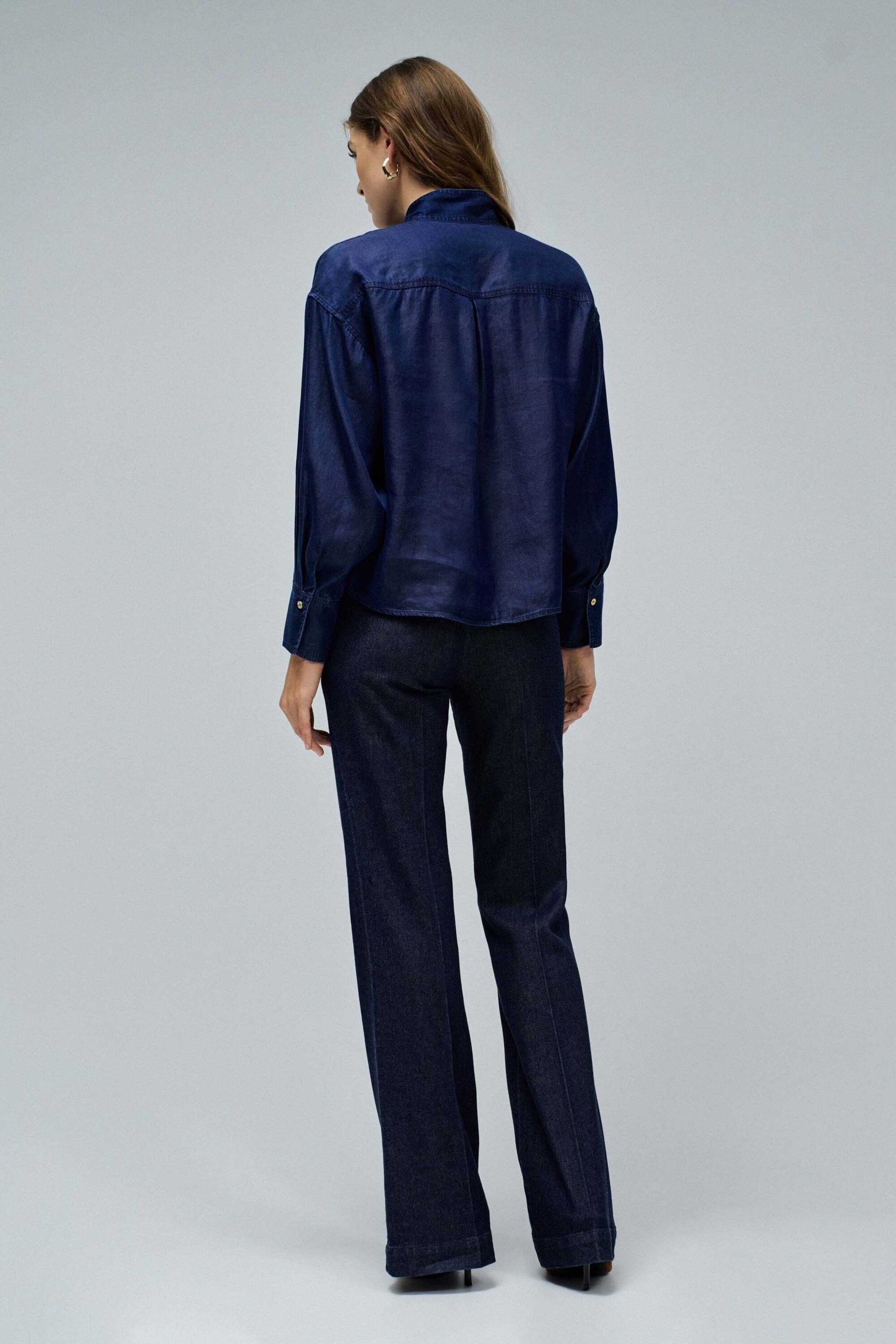 Salsa Blouse à manches longues »Salsa Jeans Langarmbluse Blouse W/ Lace«