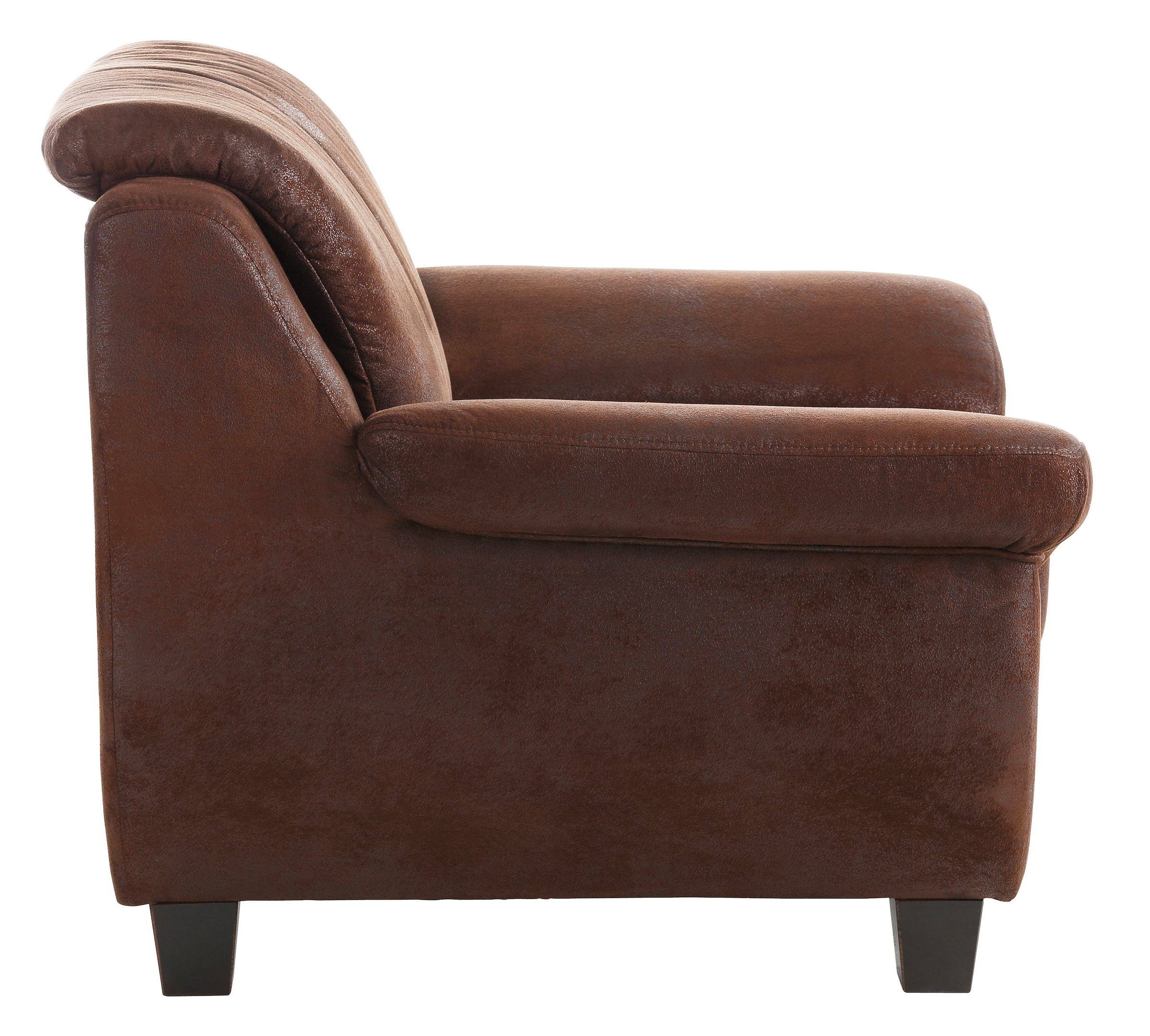 Home affaire Fauteuil »Yesterday belastbar bis 140kg/ Sitz« Microfaser MELROSE®, mocca