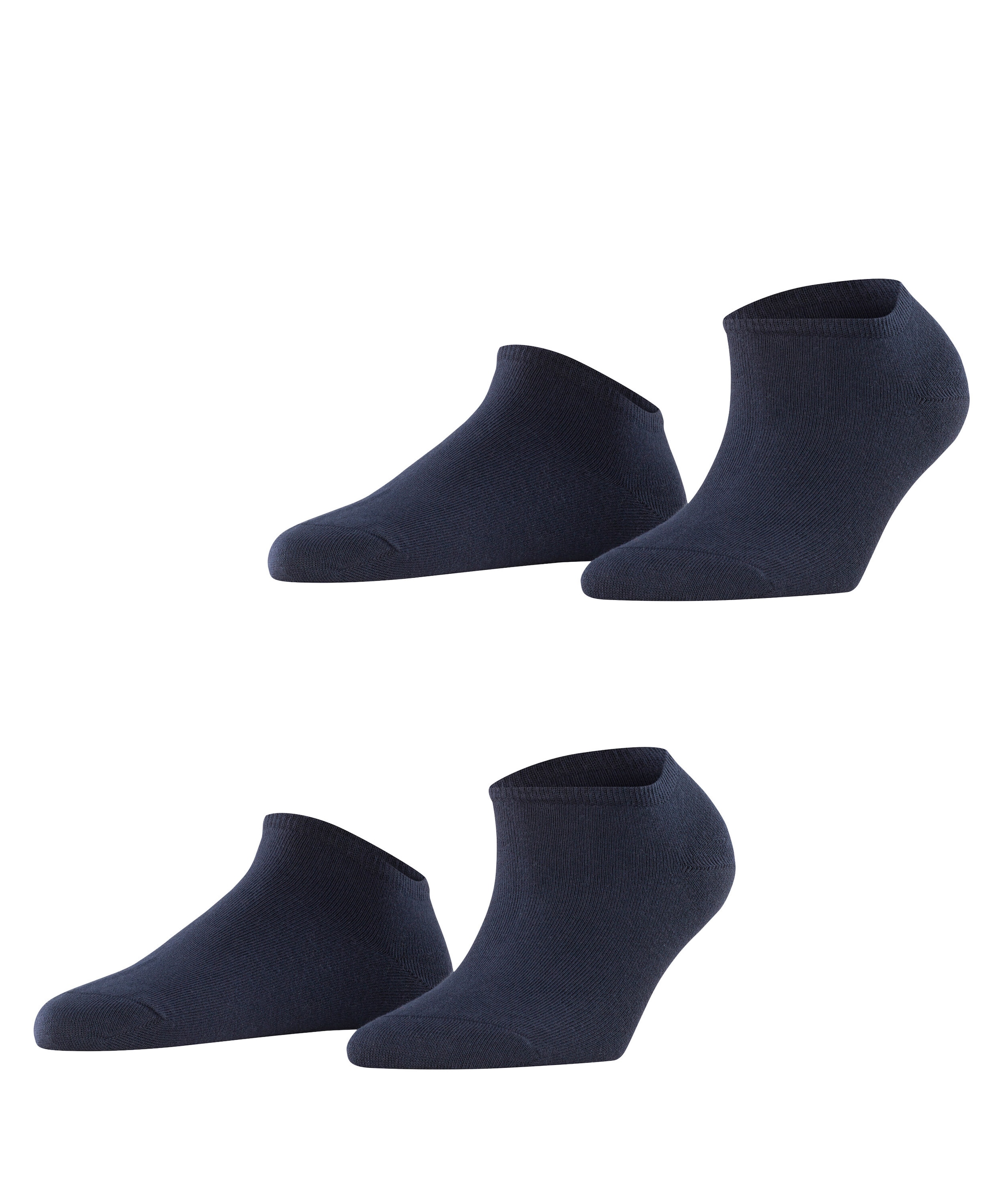 Esprit Chaussettes de baskets »Uni« 2 paires,  renforcé, sans cheville et en coton doux