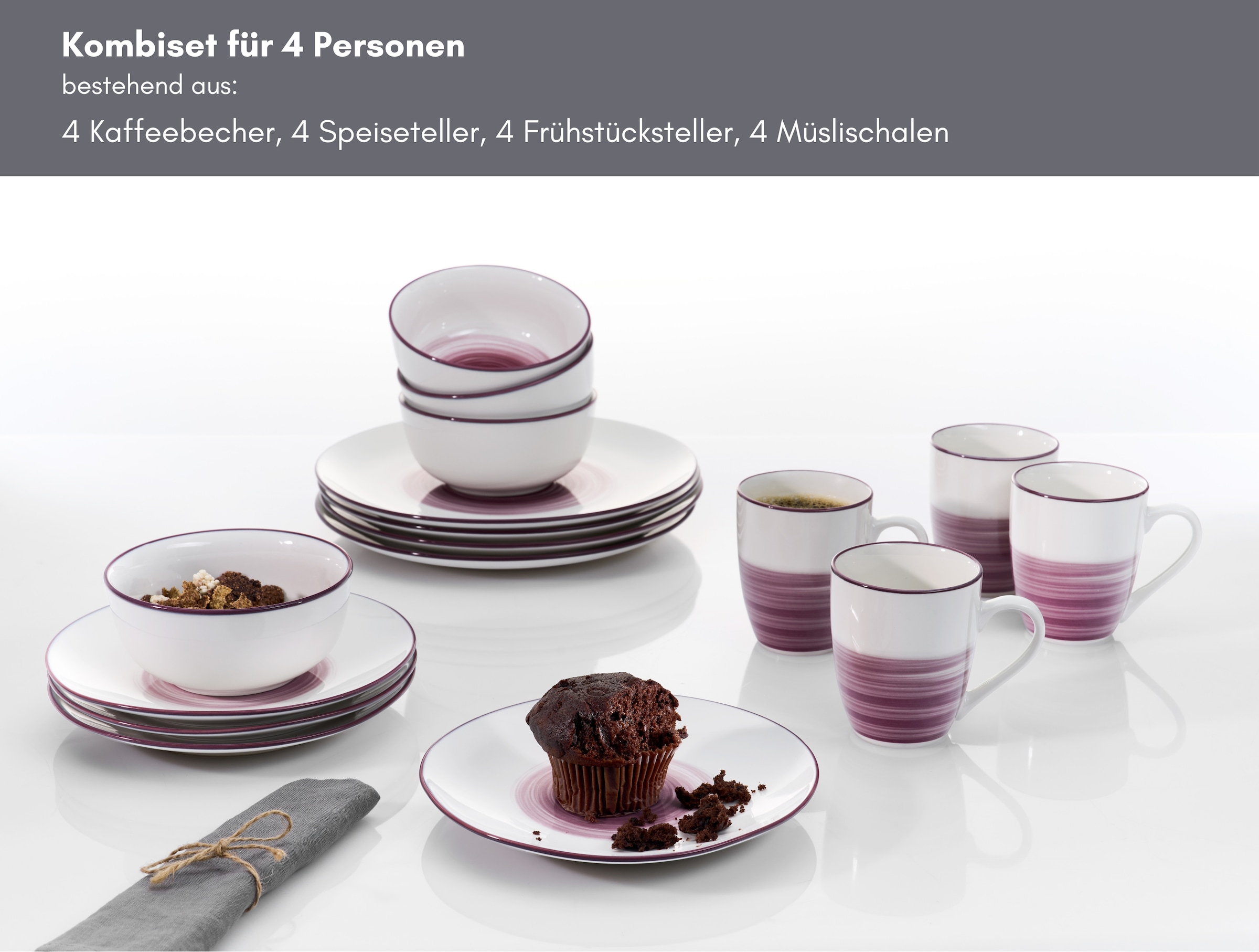 Ritzenhoff & Breker Kombiservice »Luna« Aquarell-Stil