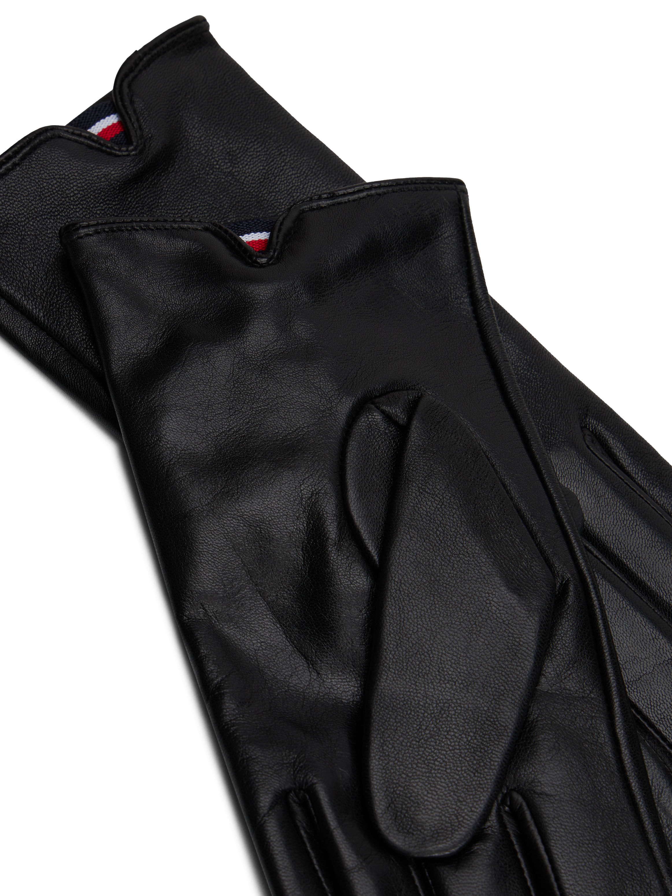 Tommy Hilfiger Gants en cuir »TH ELEVATED CHIC LEATHER« Finderhandschuhe, für Damen