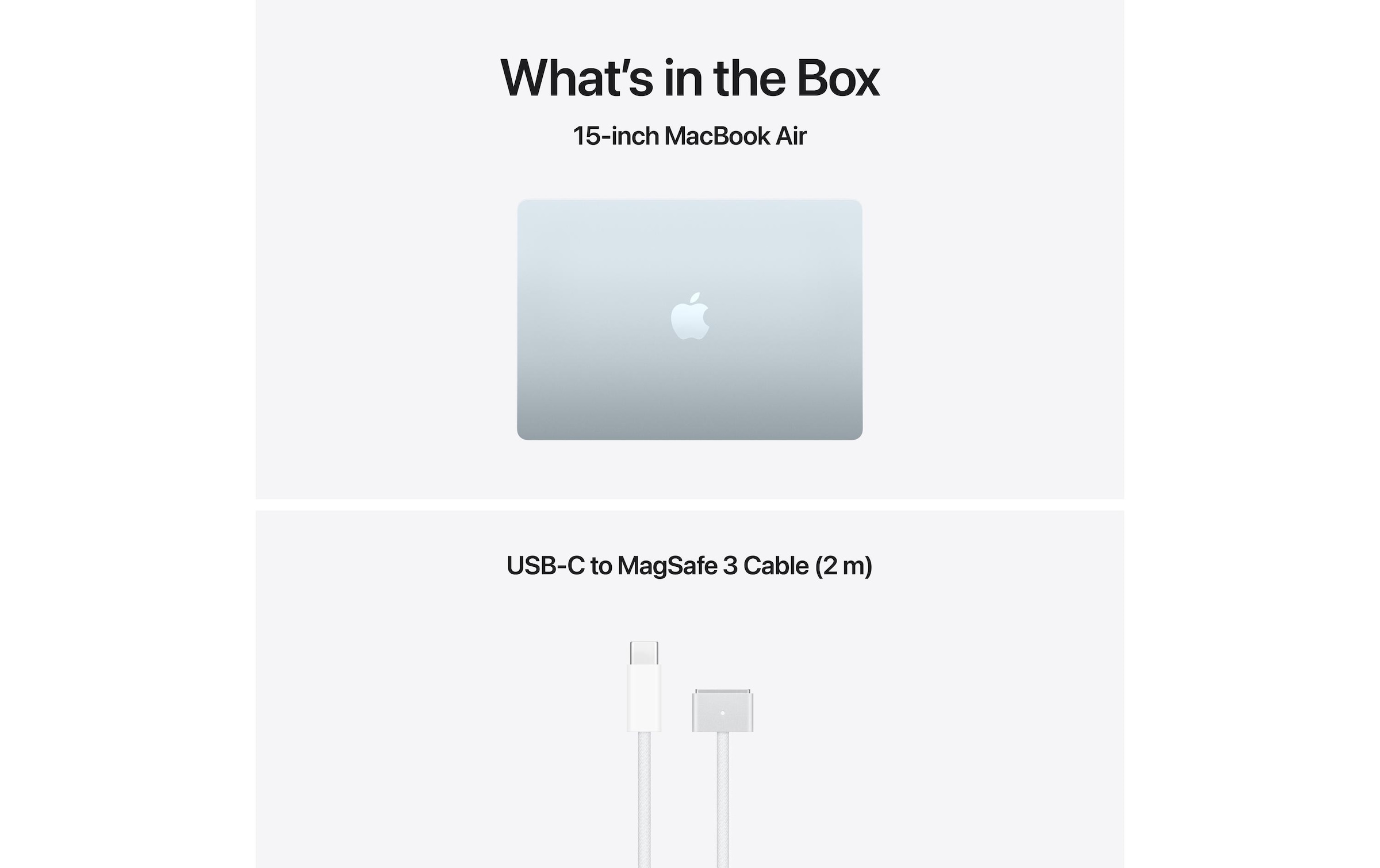 Apple Notebook »MacBook Air 15 2026 M5 10C GPU / 16 GB / 1 TB Sky Blue« / 15,3 ″ Apple M5 Integrierte NPU (Neural Processing Unit)