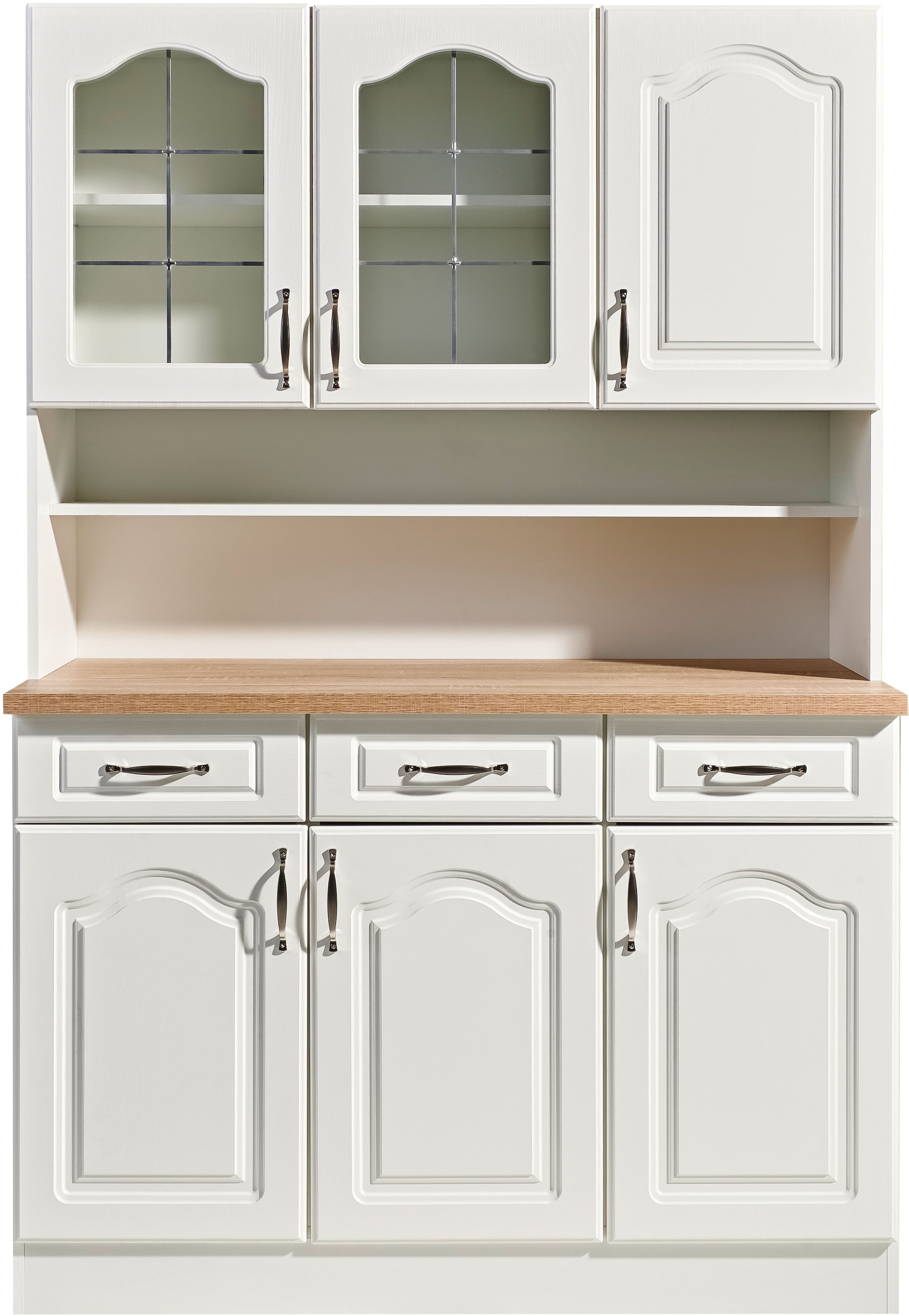 wiho Küchen »Linz« 120 cm breit, in Landhaus-Optik