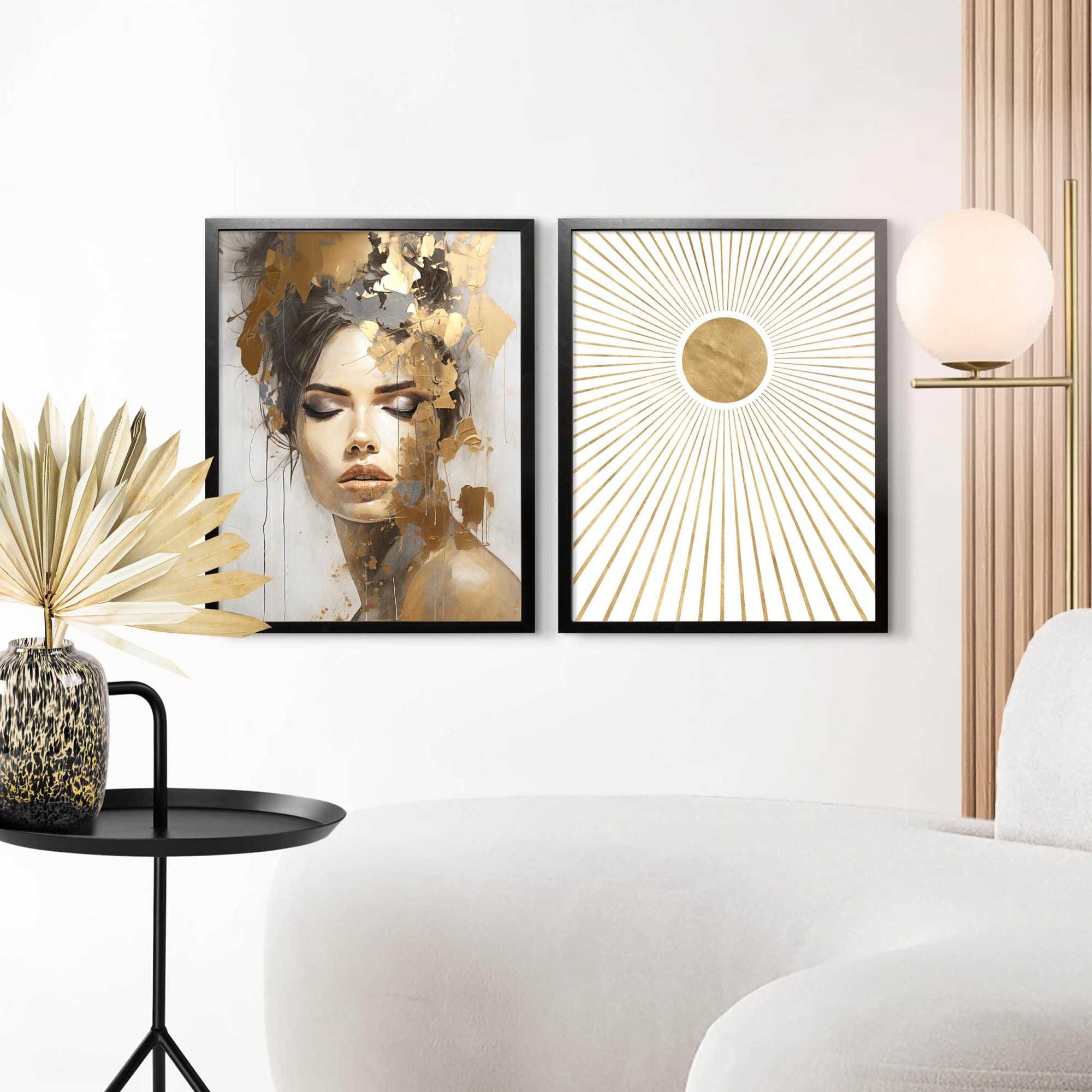 Reinders! Cadre photo »Poster 40x50 schwarz« 1 cuis tlg. Wohnzimmer - Schwarz - MDF - Kein Thema - 43,5x53,5 cm