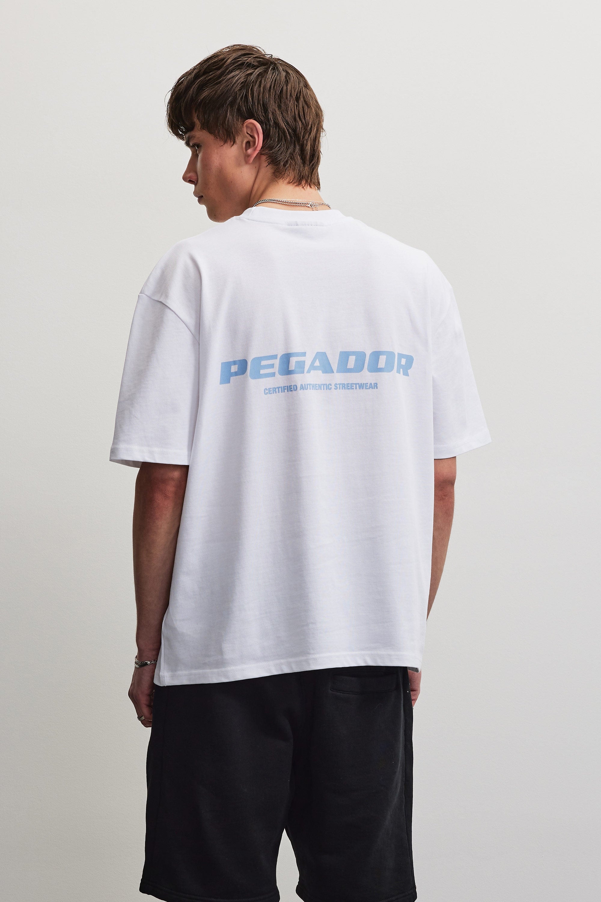 PEGADOR Shirt à col rond »COLNE LOGO OVERSIZED TEE« Baumwolle, oversize