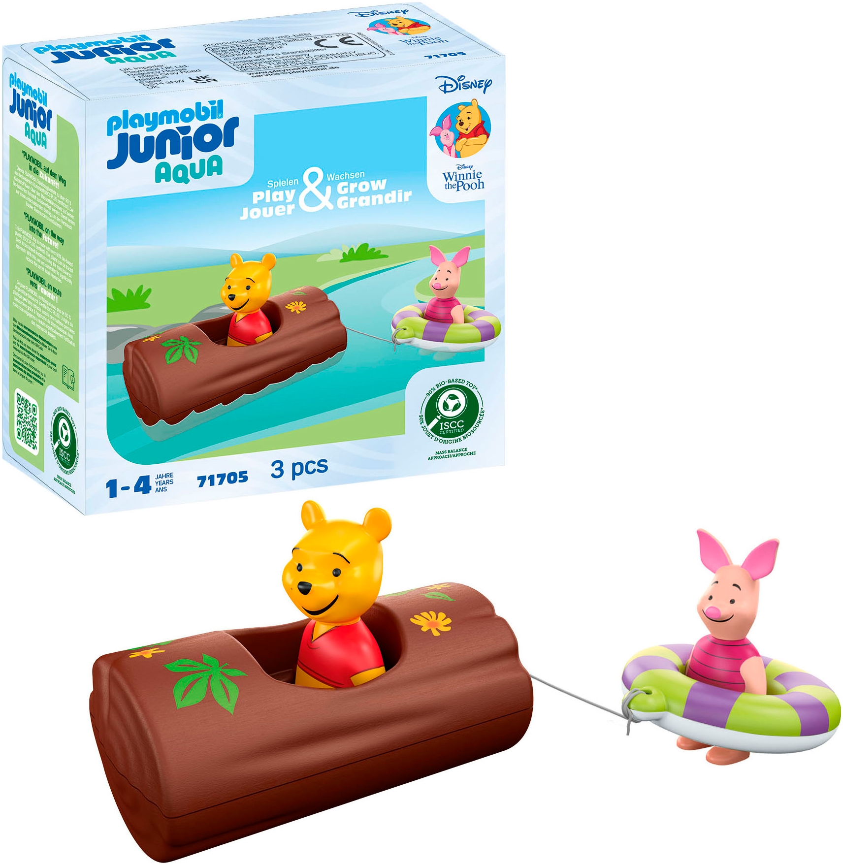 Playmobil® Konstruktions-Spielset »Winnies & Ferkels Wasserabenteuer (71705), JUNIOR & Disney« Made in Europe