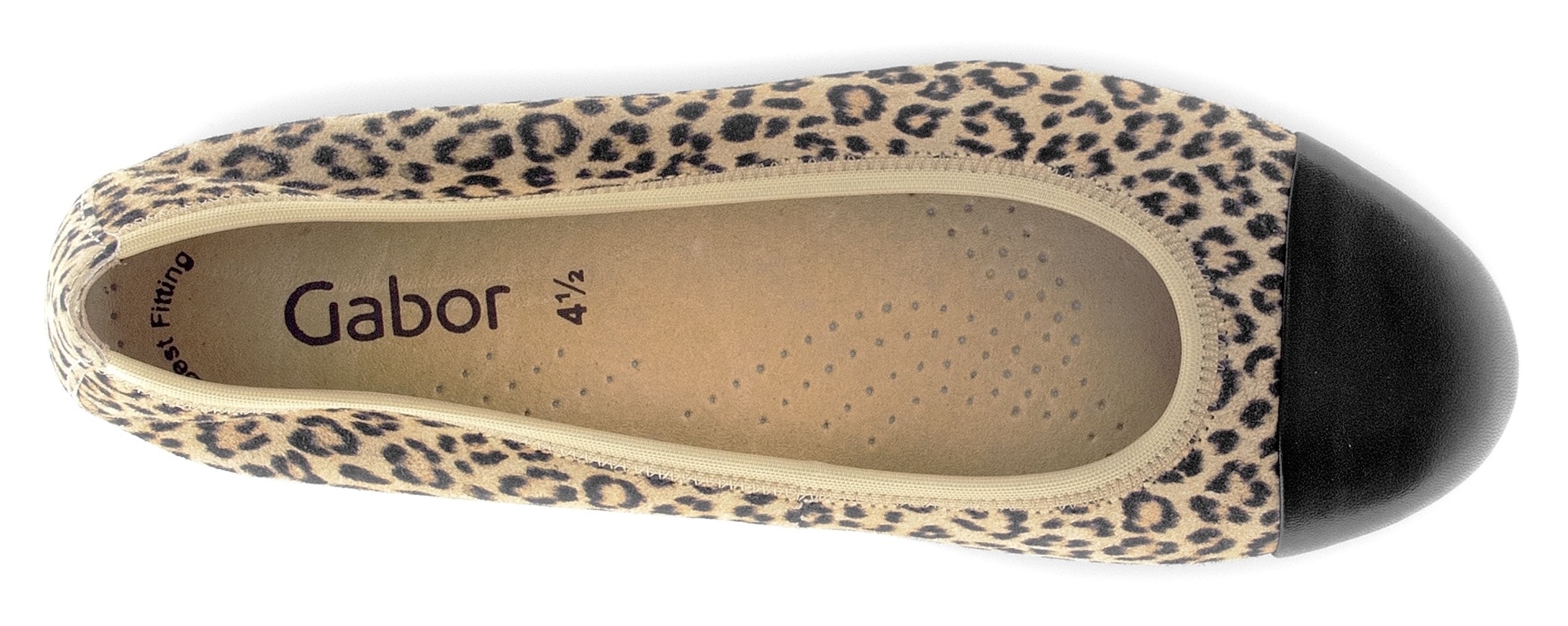 Gabor Ballerine  , Blockabsatz, Schlupfschuh, Businesschuh mit Best Fitting-Ausstattung