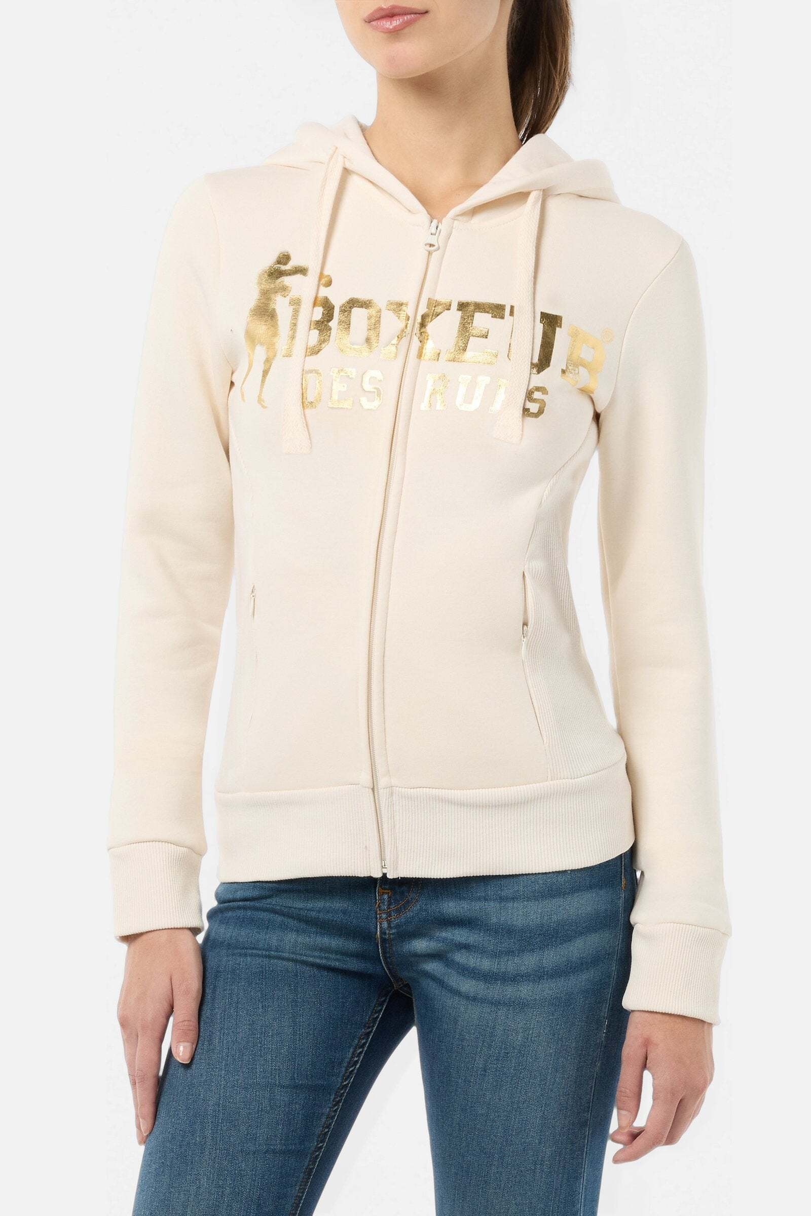 BOXEUR DES RUES Sweatjacke »BOXEUR DES RUES Sweatjacke Basic Logo Full Zip Sweatshirt«