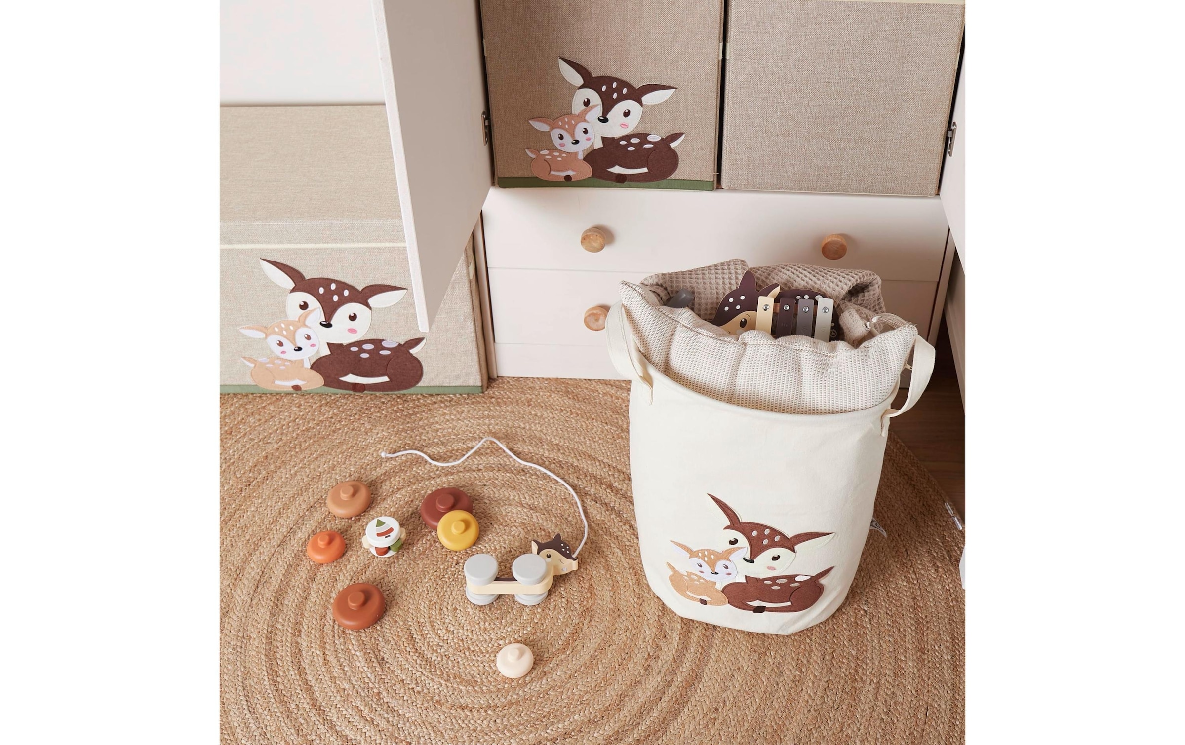 BIECO Aufbewahrungskorb »Hirsch«