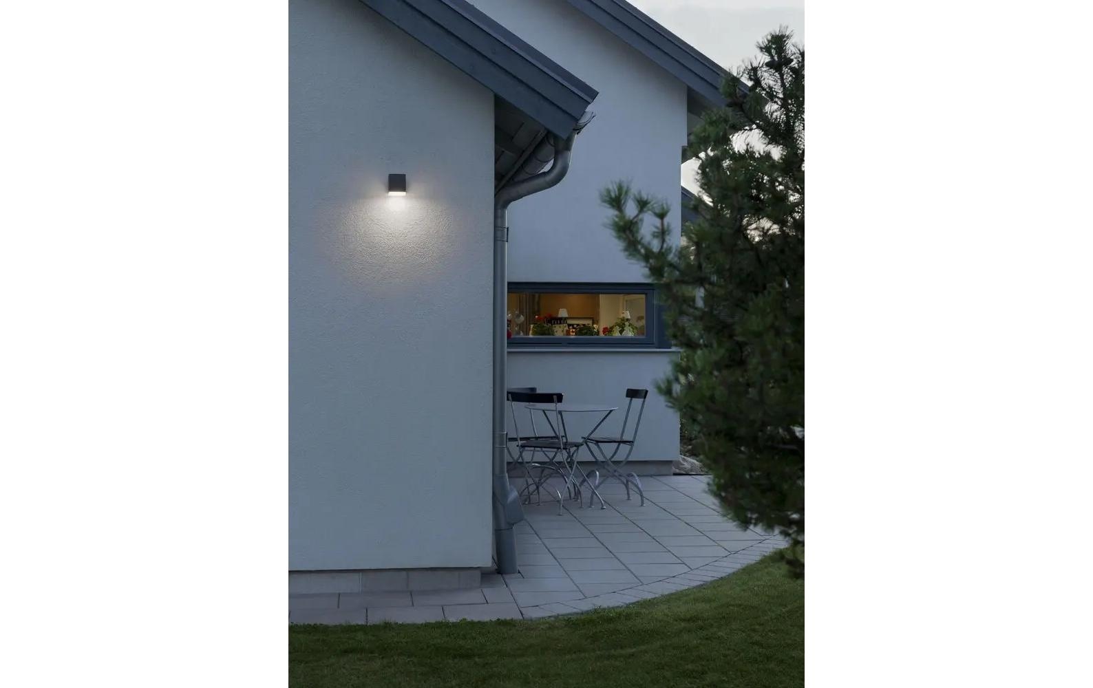 KONSTSMIDE Lampe murale »Wandleuchte Monza High Power LED Down, anth. Lackiertes Alu« Module LED blanc chaud