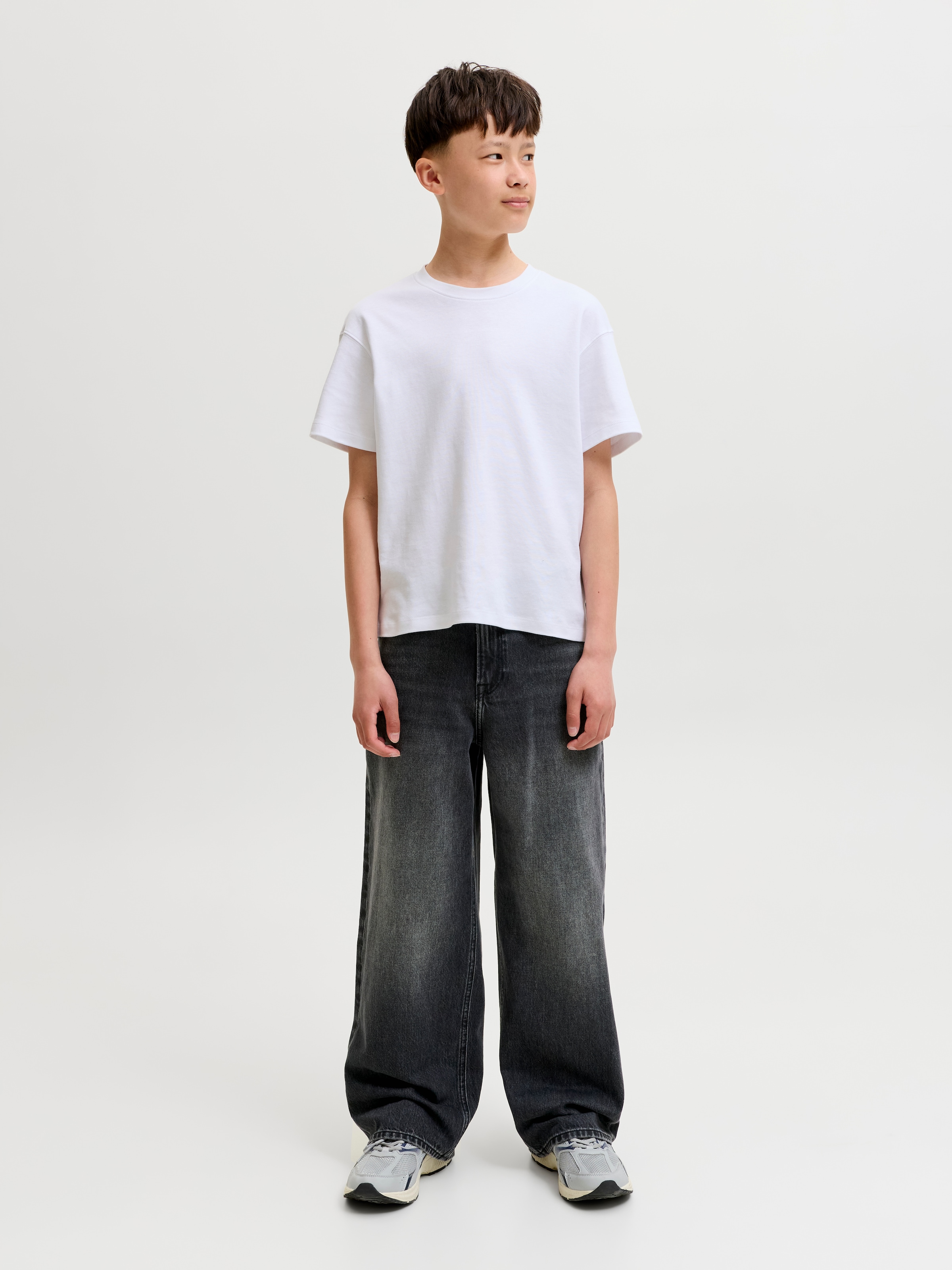 Jack & Jones Junior Weite Jeans »JJIDAVE JJORIGINAL ST 361 SN JNR« Baumwolle, weit