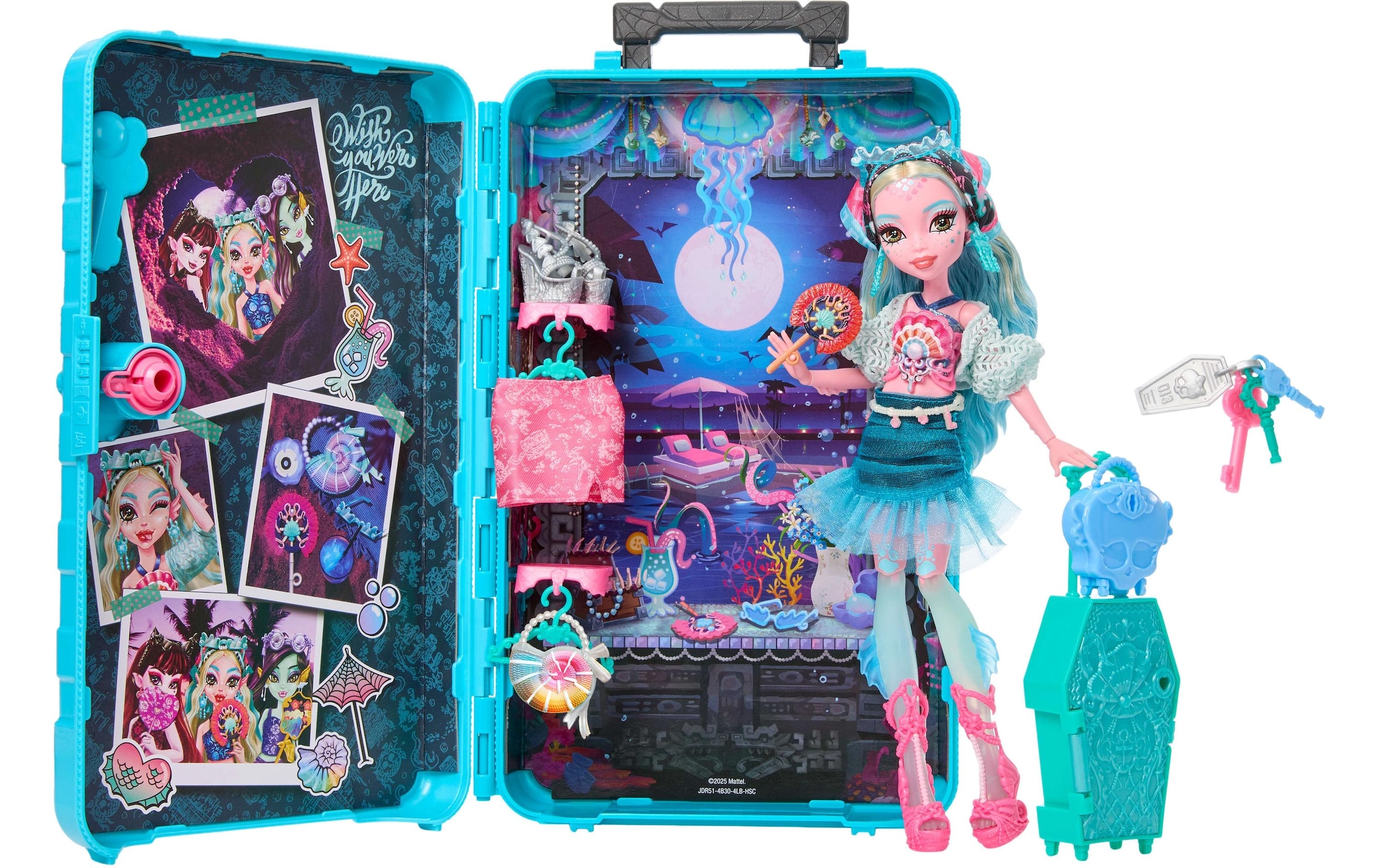 MonsterHigh™ Anziehpuppe »Monster High Verborgene Schätze Oase Lagoona«