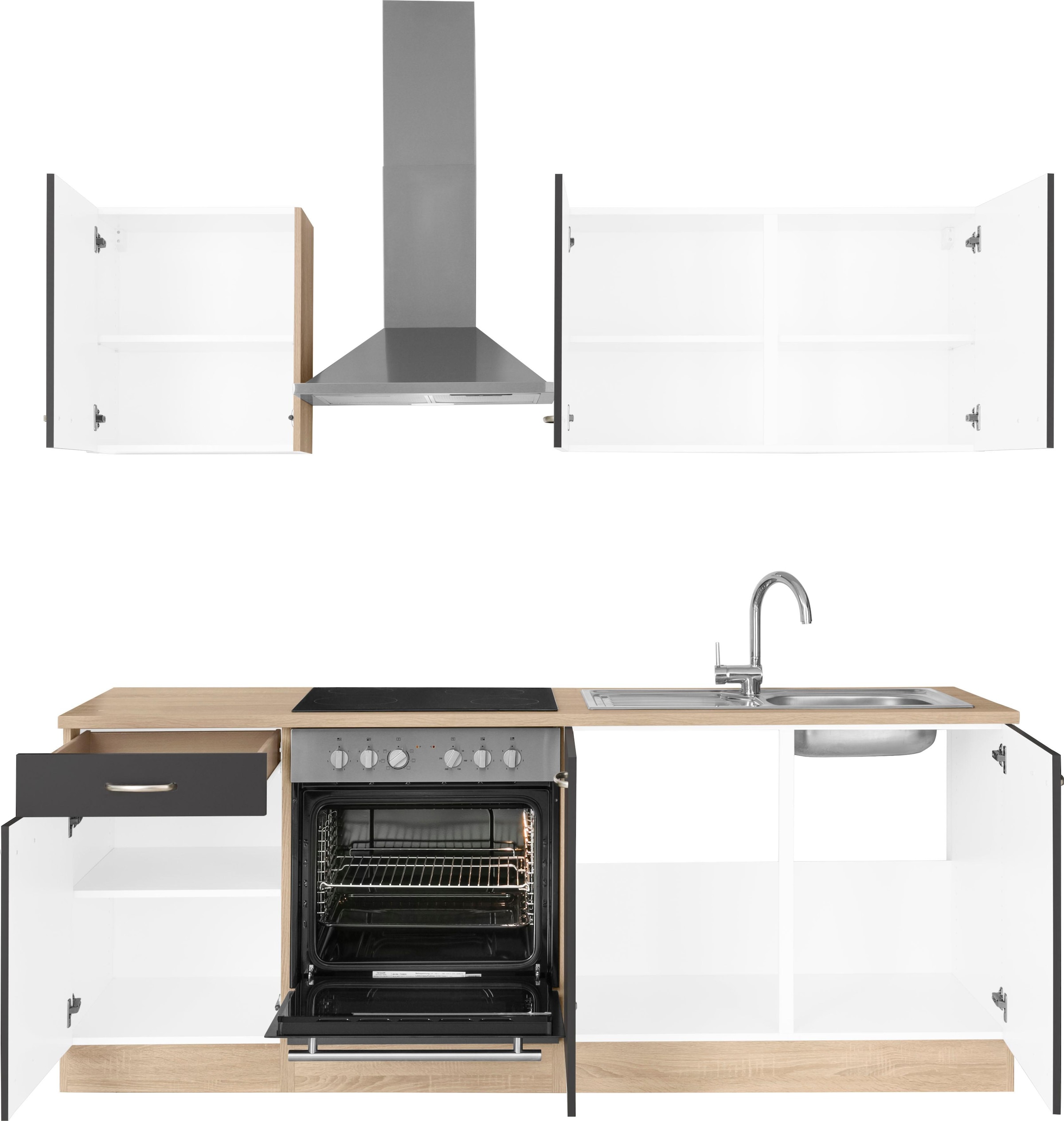 OPTIFIT Kitchenette »Parare« ohne E-Geräte, Breite 210 cm