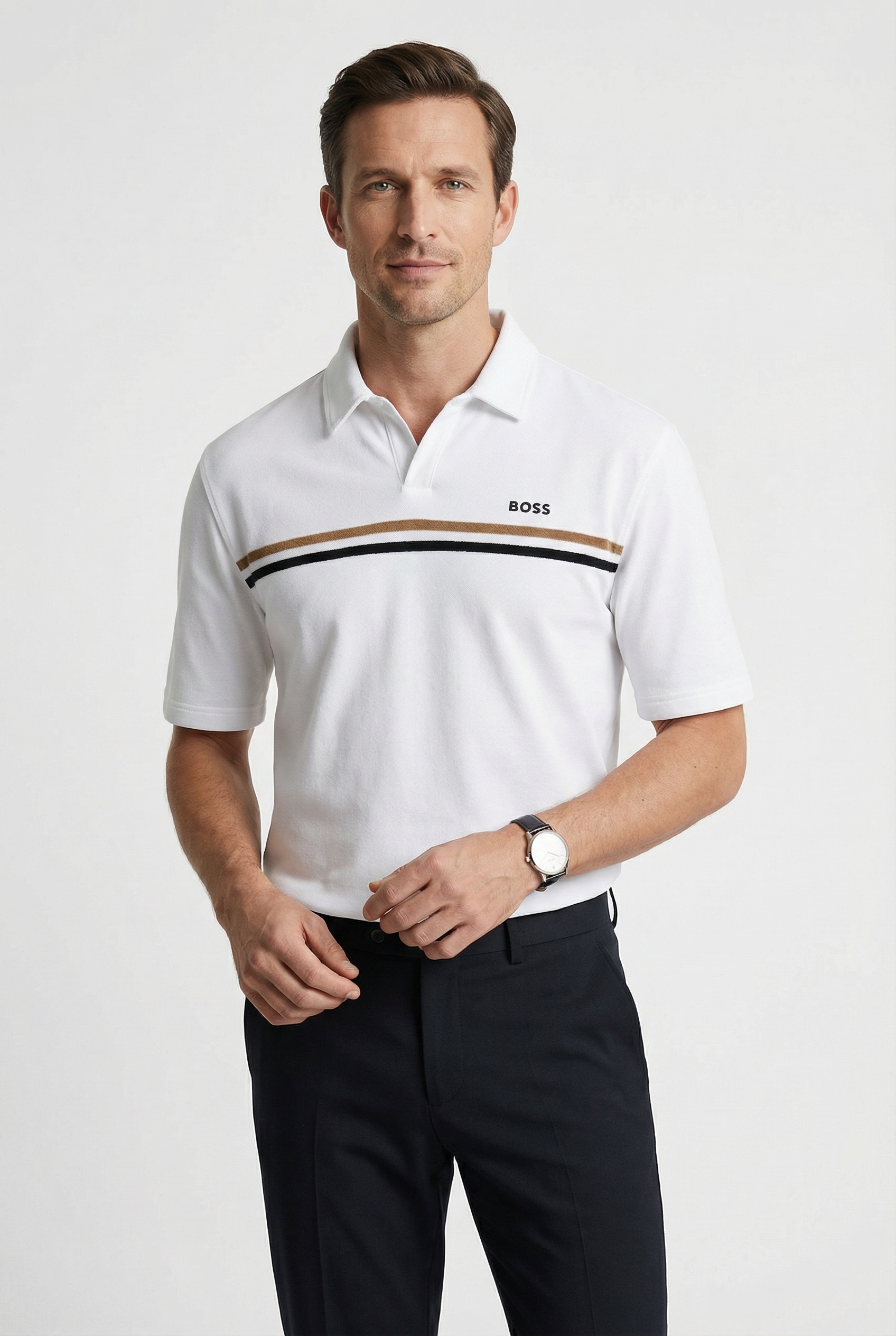 BOSS Polo »Iconic« aus Frottee