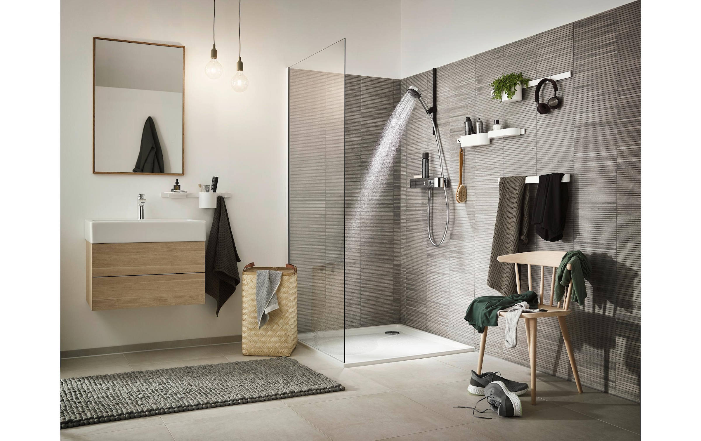 hansgrohe Handbrause »Pulsify Select S« 10,5cm, 3 Strahlarten Relaxation wassersparend