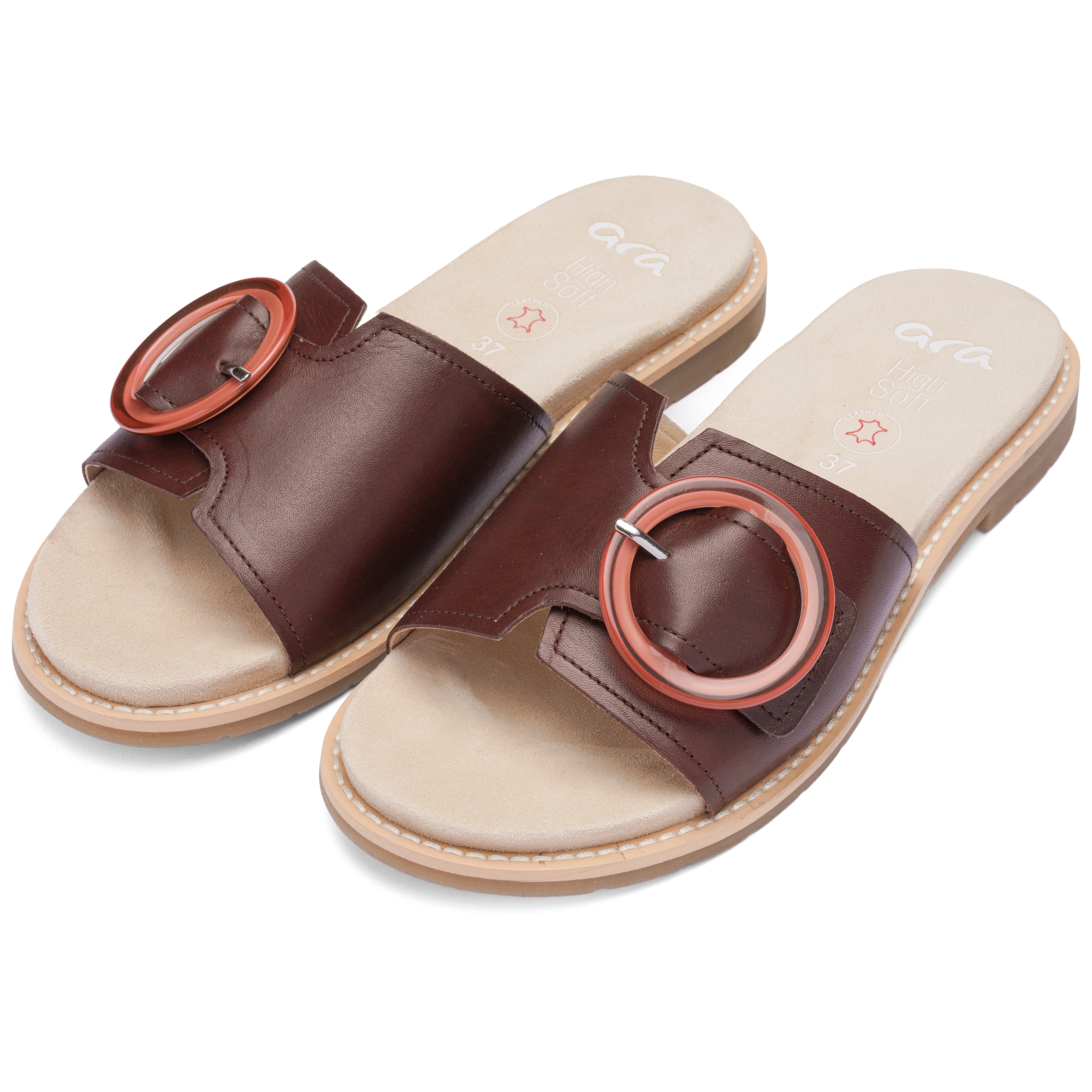 Ara Pantolette »ELBA«  Sommerschuh, Schlupfschuh mit Zierschnalle, in Weite G (= weit)