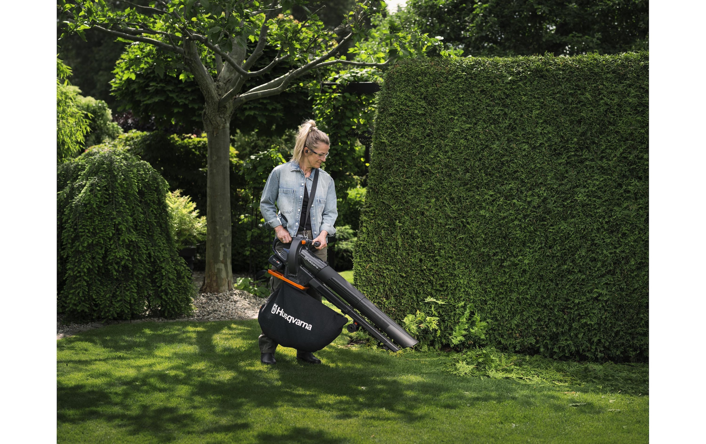 Husqvarna Souffleur de feuilles sans fil »Aspire BVX-P4A Akku und Ladegerät«