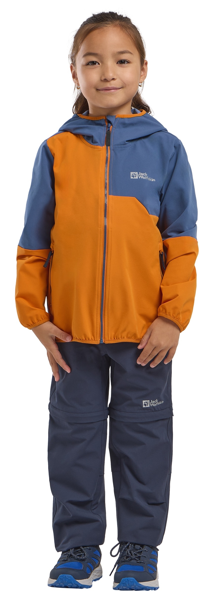Jack Wolfskin Outdoorjacke »TURBULENCE HOODED JKT K« mitKapuze