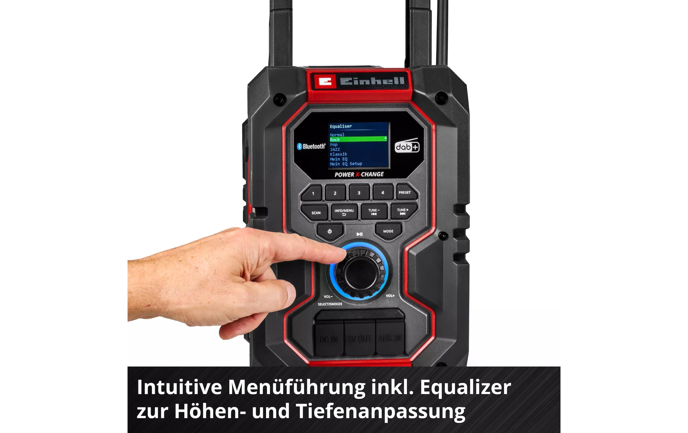 Einhell Radio de chantier »Akku-Radio TE-CR 18 Li DAB+/FM/BT, Solo« ( )