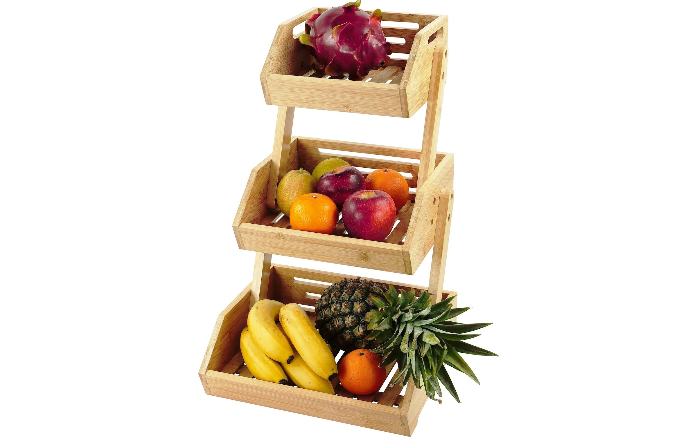 relaxdays Etagere »für Obst 3er«