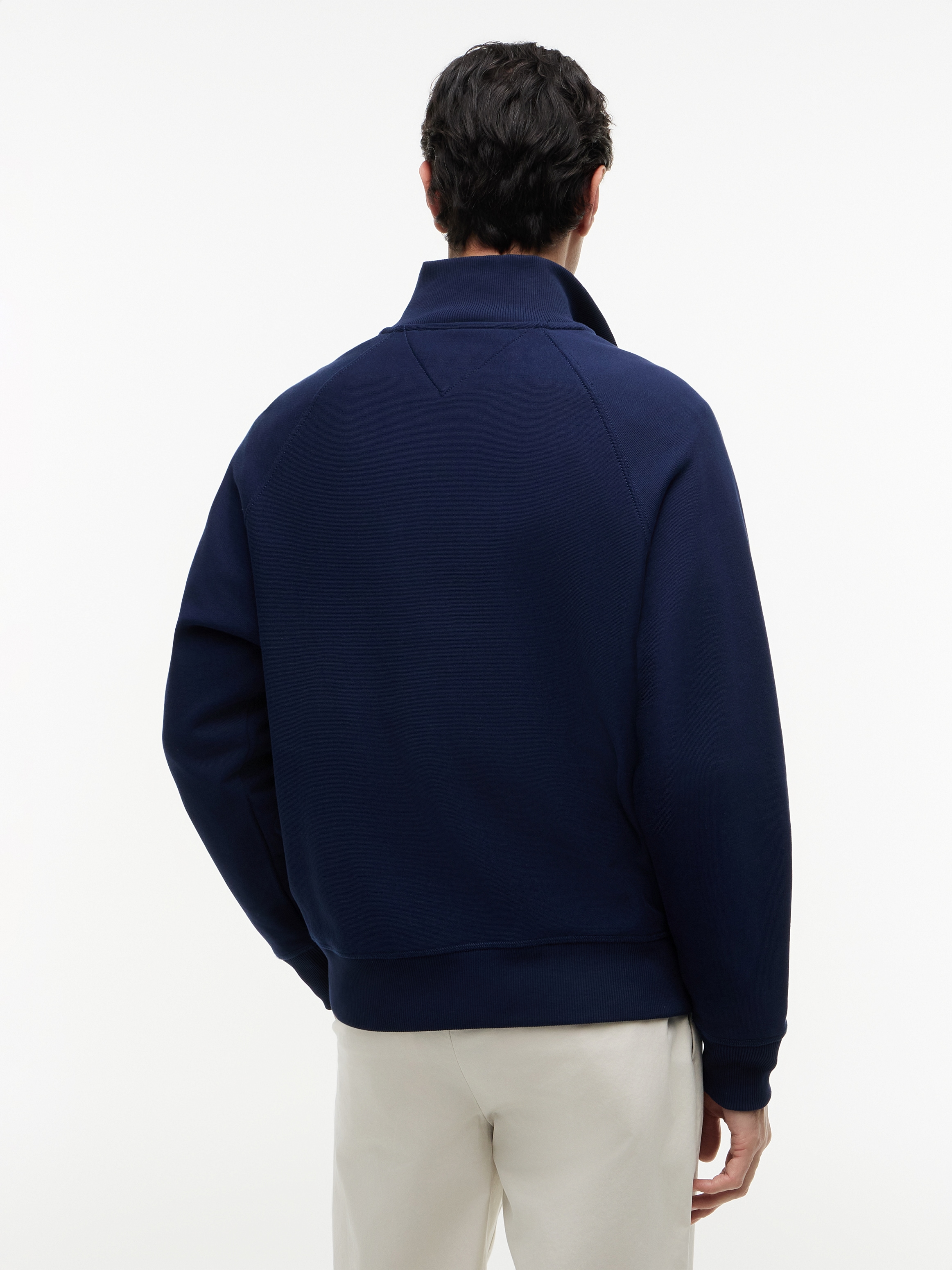 Tommy Hilfiger Sweat-shirt »TOMMY FLAG ELEVATED 1/4 ZIP«, Col montant avec fermeture éclair
