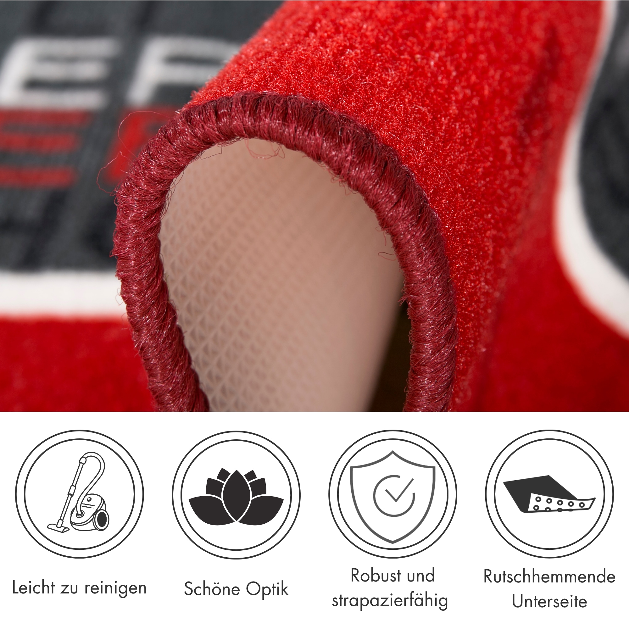 Andiamo Chemin de cuisine »Hot Pepper« Rectangulaire 5 mm Höhe Motiv Peperoni/Chili, Küche, waschbar, Kundenliebling