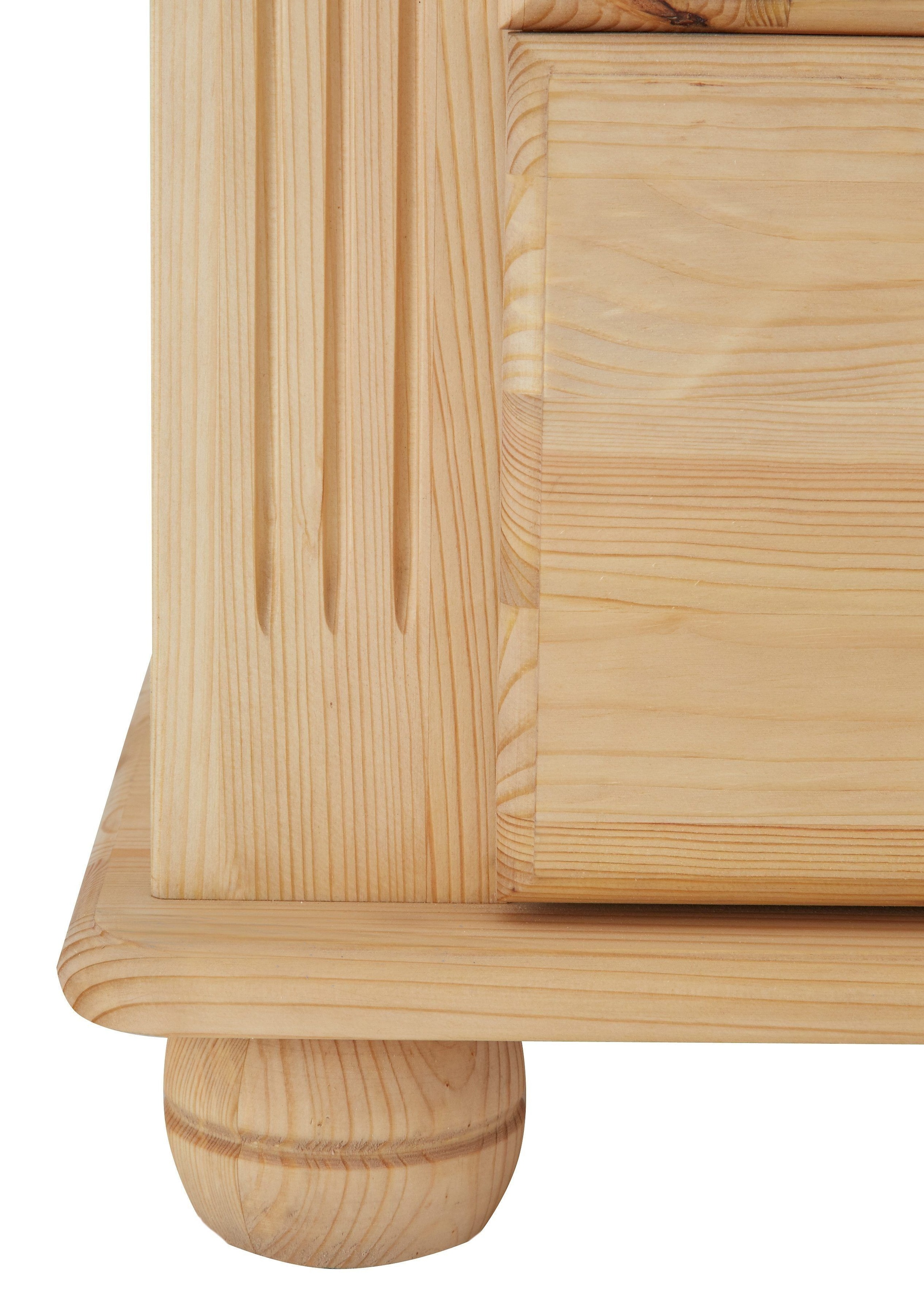 GOODproduct Kleiderschrank »Adele« 4 Breiten: 92/130/169/207  H/T ca. 191/54 cm,  aus massiver Kiefer,Spiegel beim 4-und 5-trg.Schrank, Innenausstattung