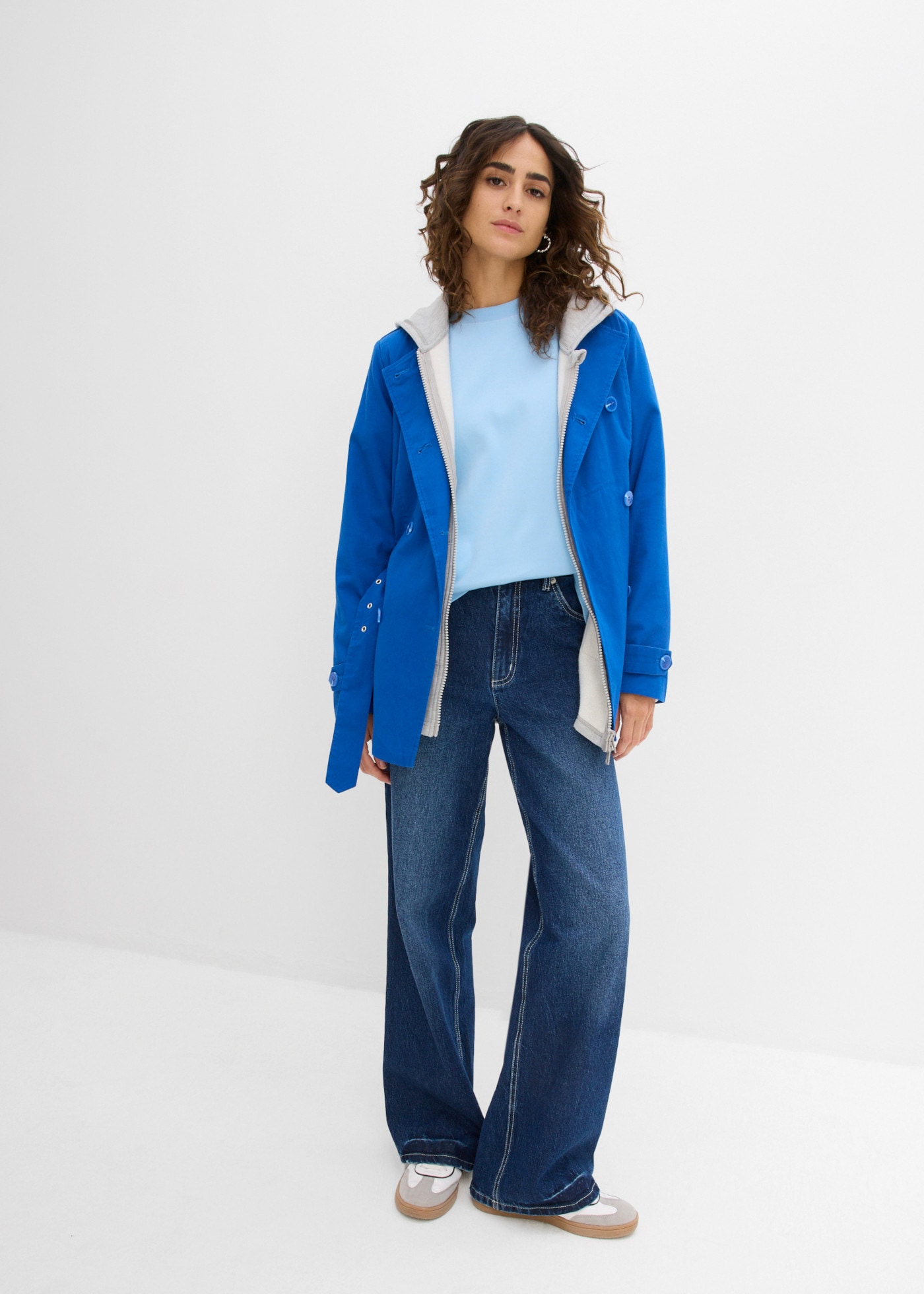 bonprix Oversize-Shirt mit Oversize-Schnitt, aus schwerer Baumwolle, in Grössen bis XXL