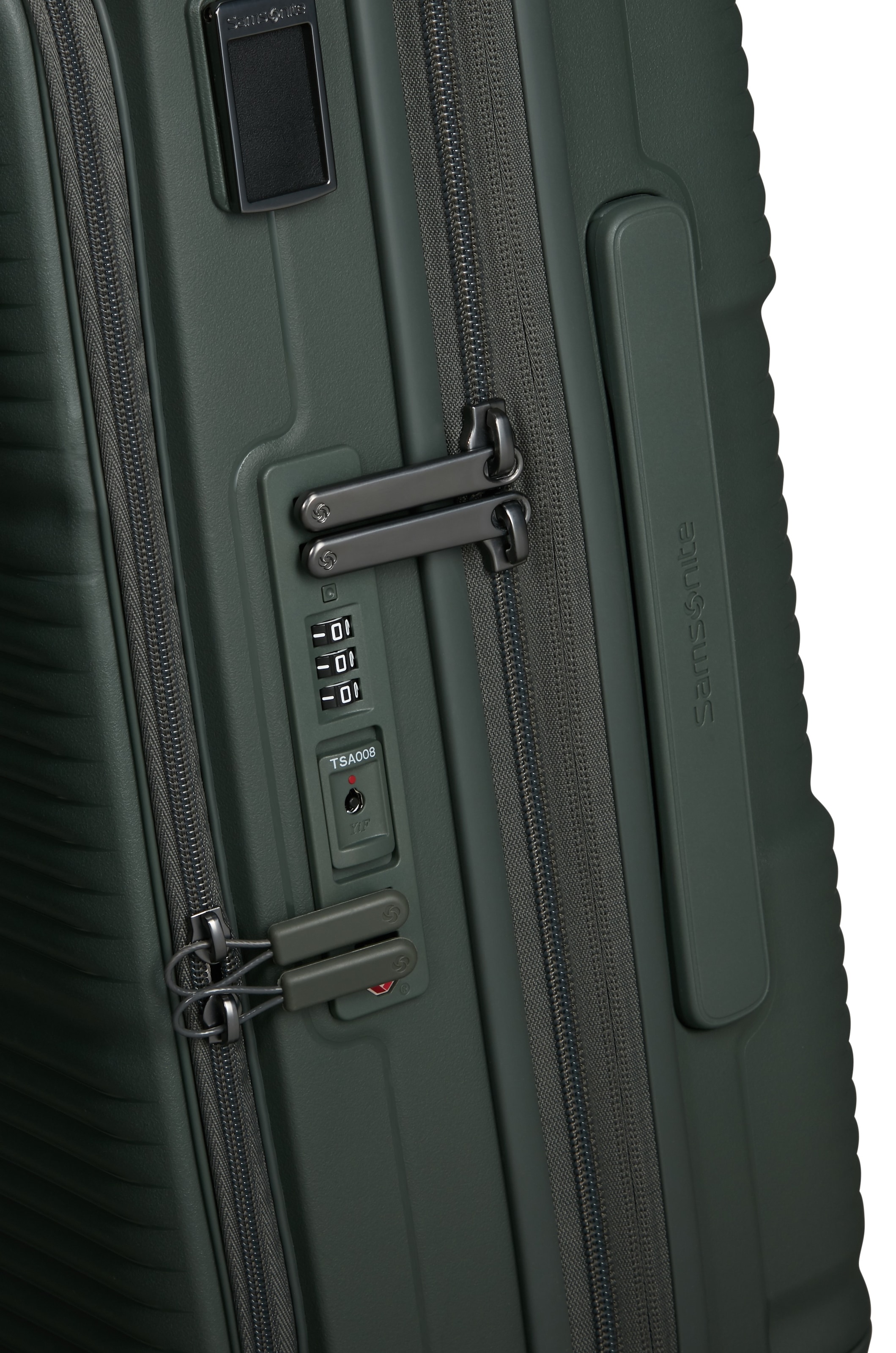 Samsonite Trolley à coque dure »PARALUX, verschiedene Grössen und Farben« 40 litre 4 Rollen avec système trolley à bouton-pression verrouillable et escamotable
