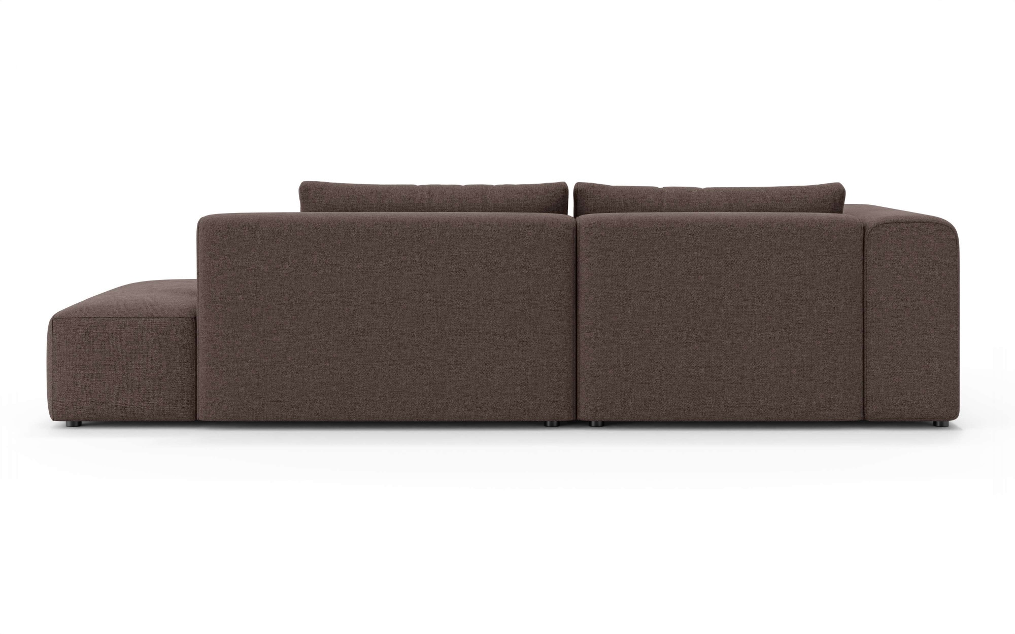 GOODproduct Canapé d'angle »TIARRA Design-Sofa mit Ottomane recht/links bestellbar, Breite 287 cm« L-Form mit hochelastischer Schaum und Wellenunterfederung